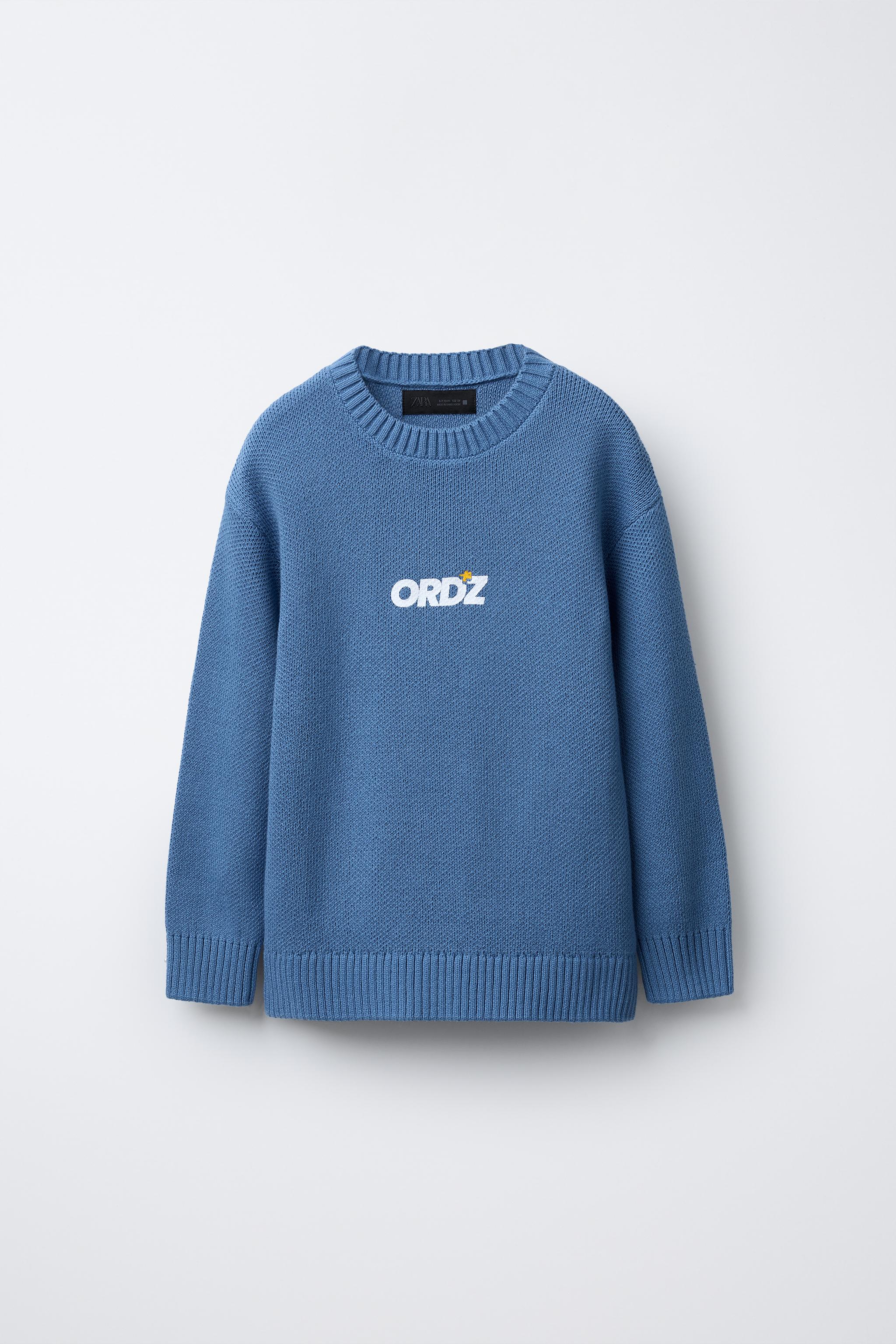 TEXT KNIT SWEATER