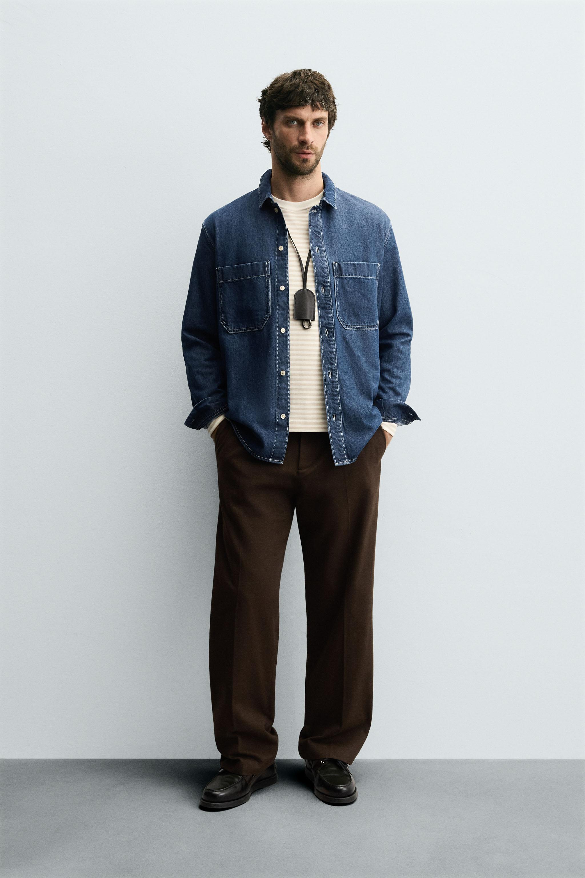 REGULAR FIT DENIM SHIRT