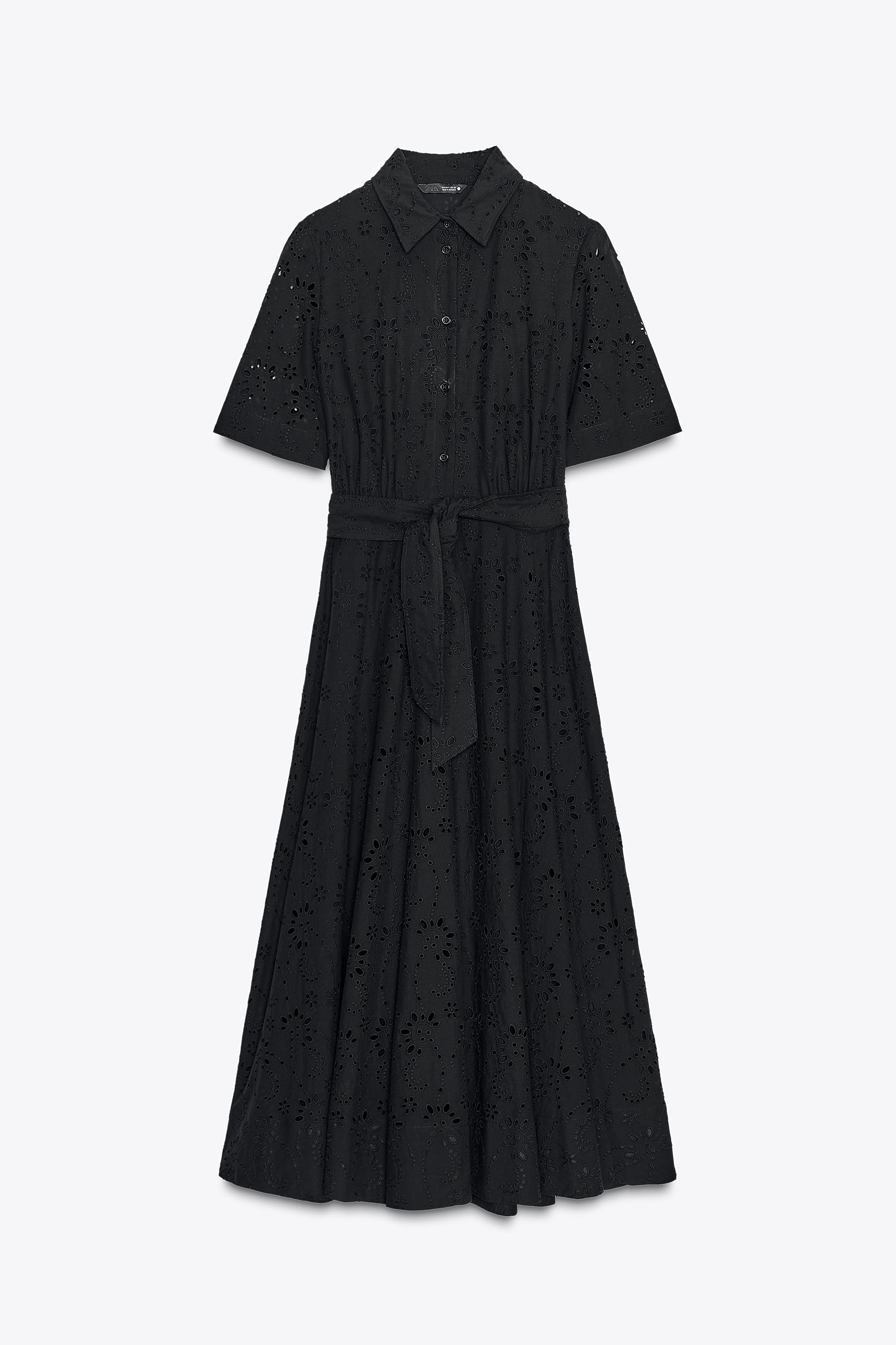 ZW COLLECTION EMBROIDERED SHIRT DRESS