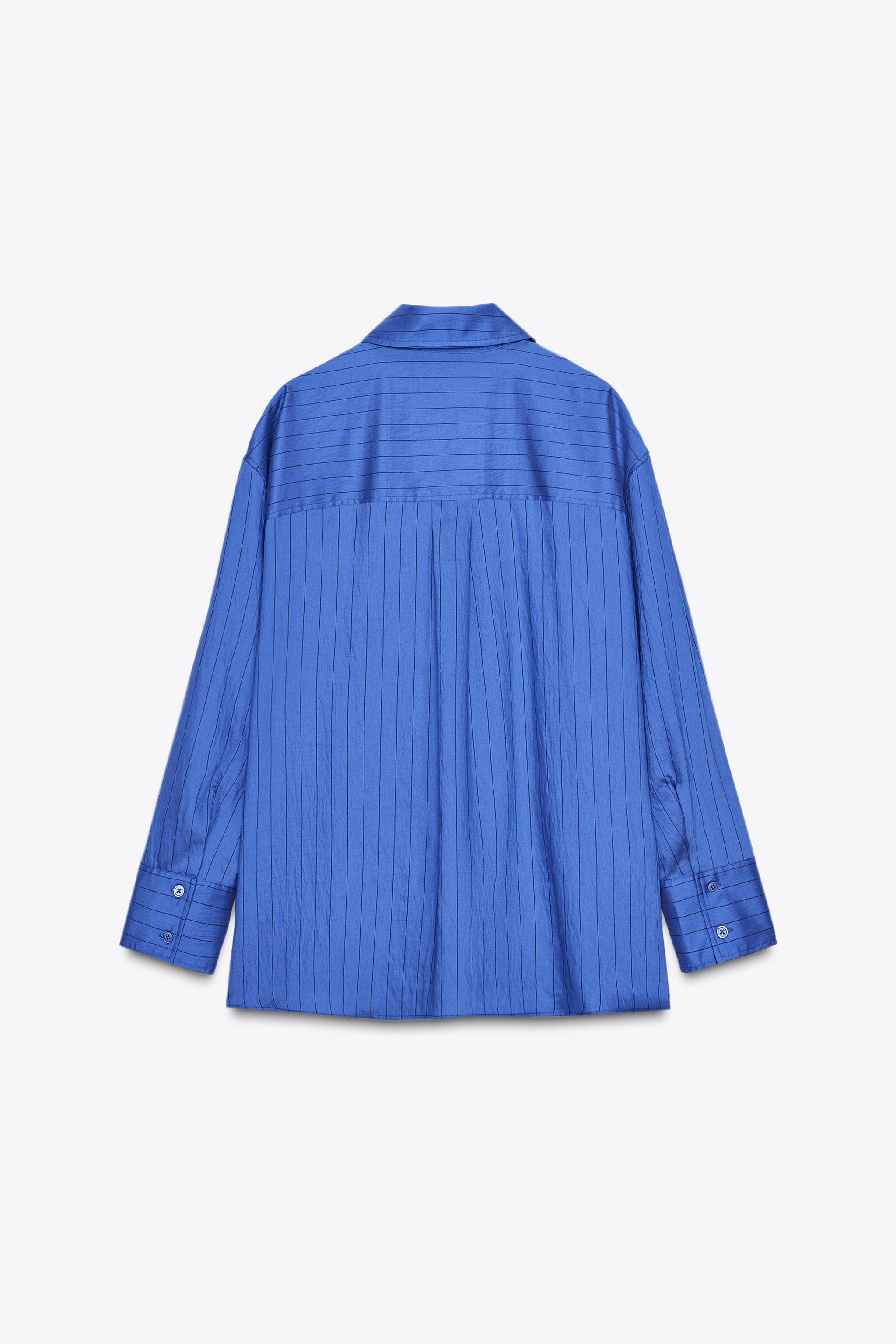 ZW COLLECTION OVERSIZED STRIPED SHIRT