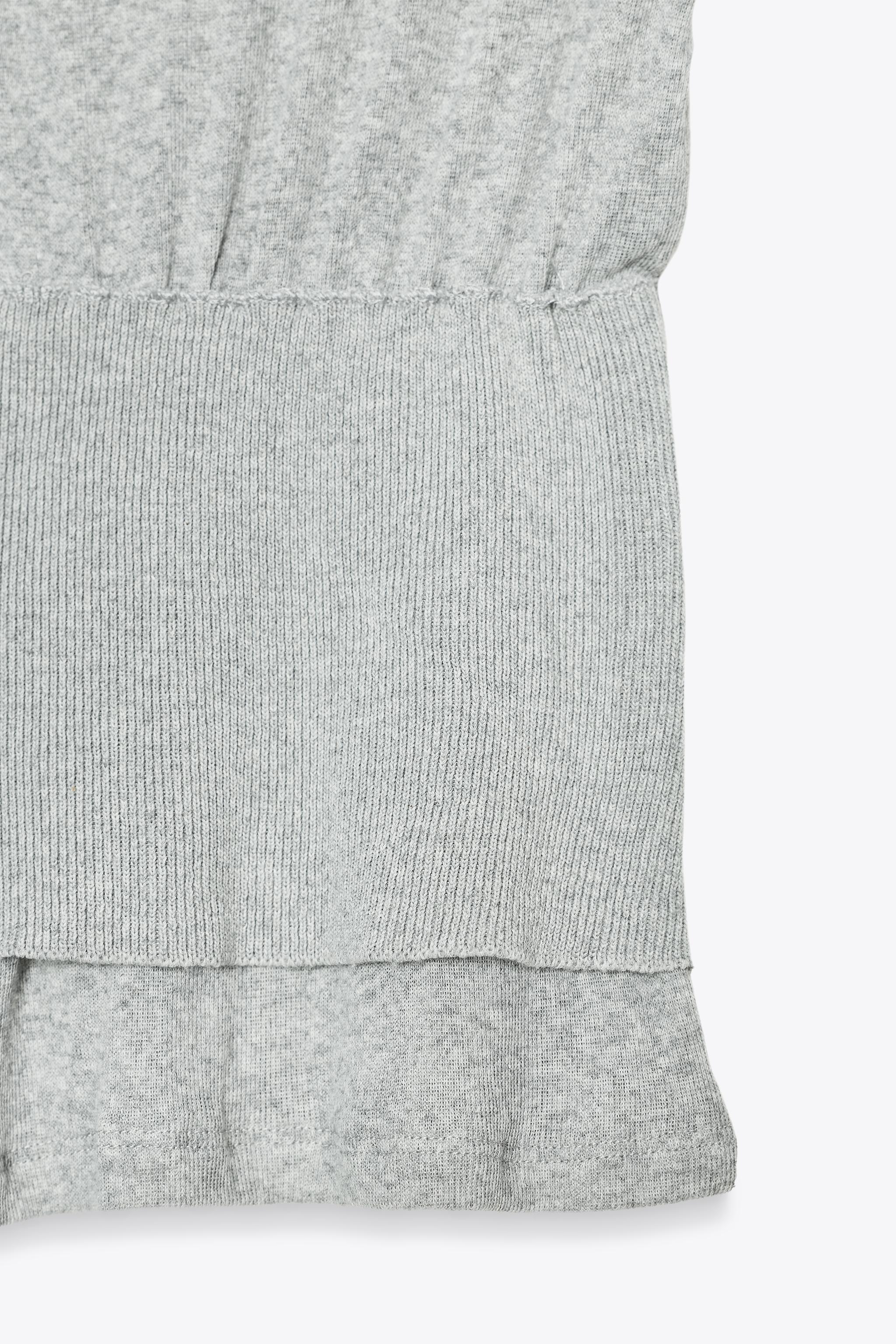 DOUBLE KNIT CORSET T-SHIRT