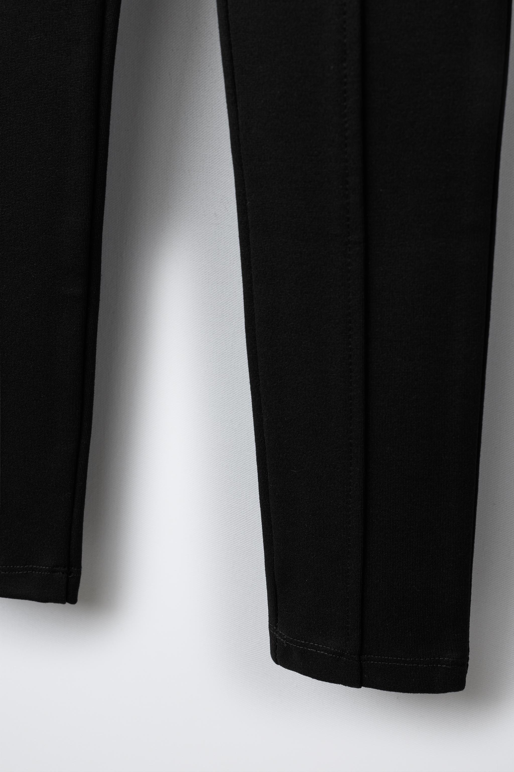 PONTE KNIT BUTTON LEGGINGS