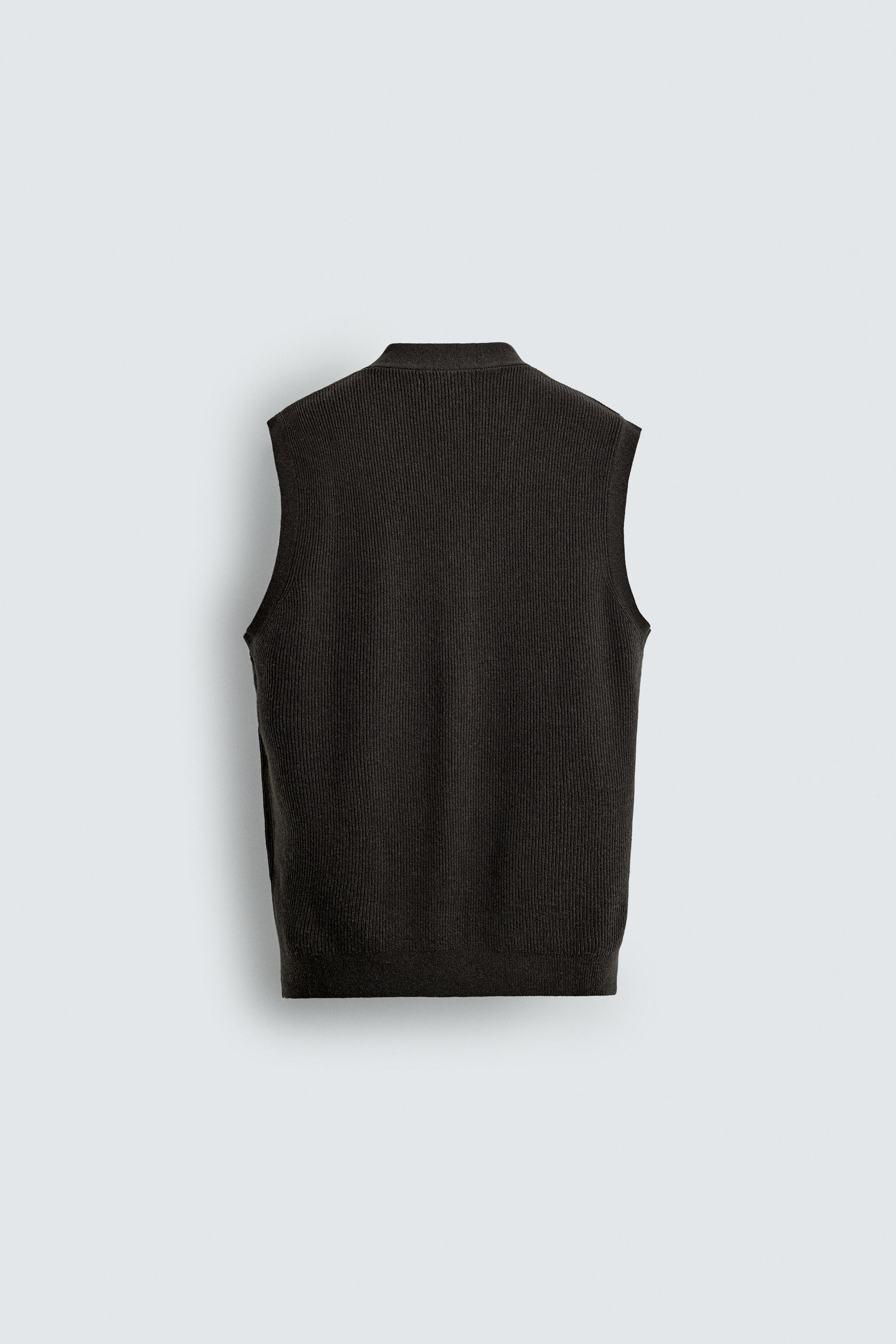 WOOL-CASHMERE KNIT VEST