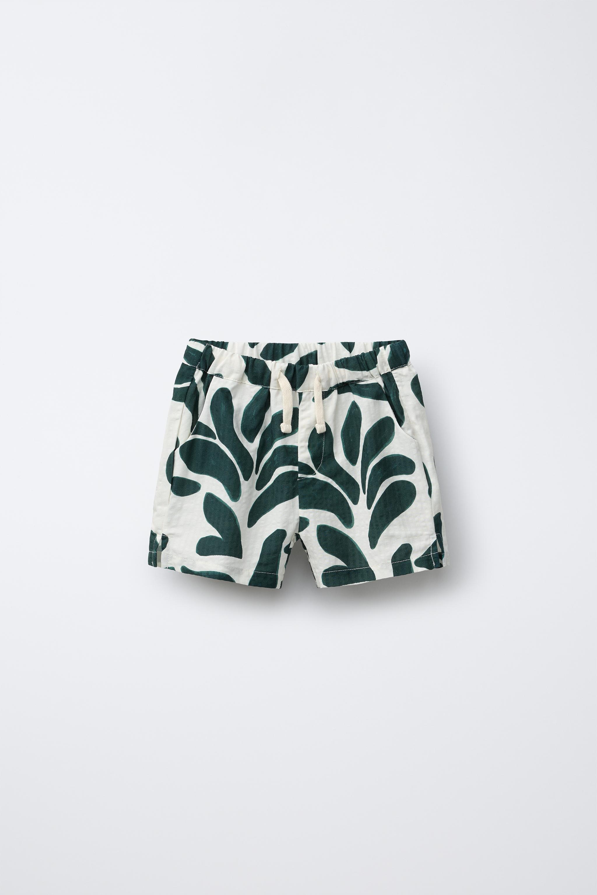 PRINTED BERMUDA SHORTS
