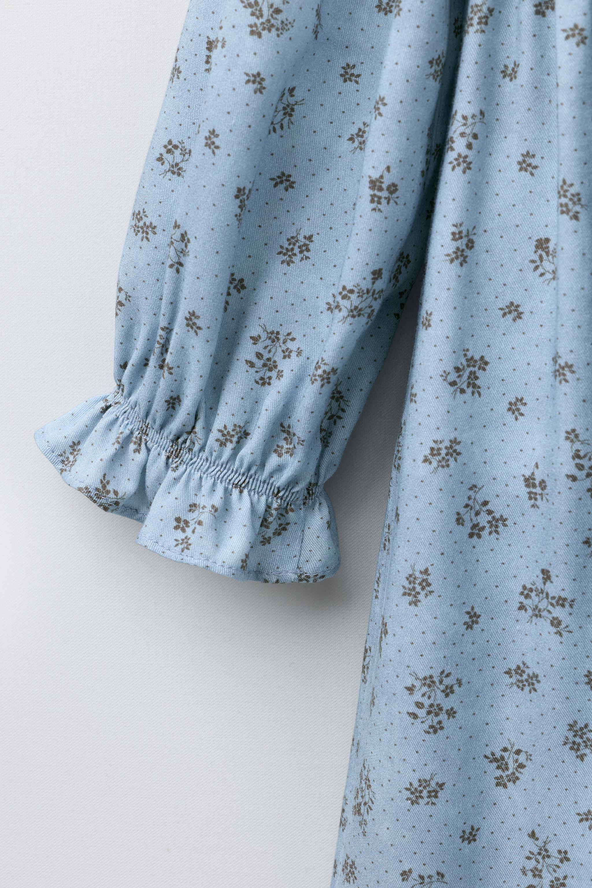 SMOCKED FLORAL DRESS