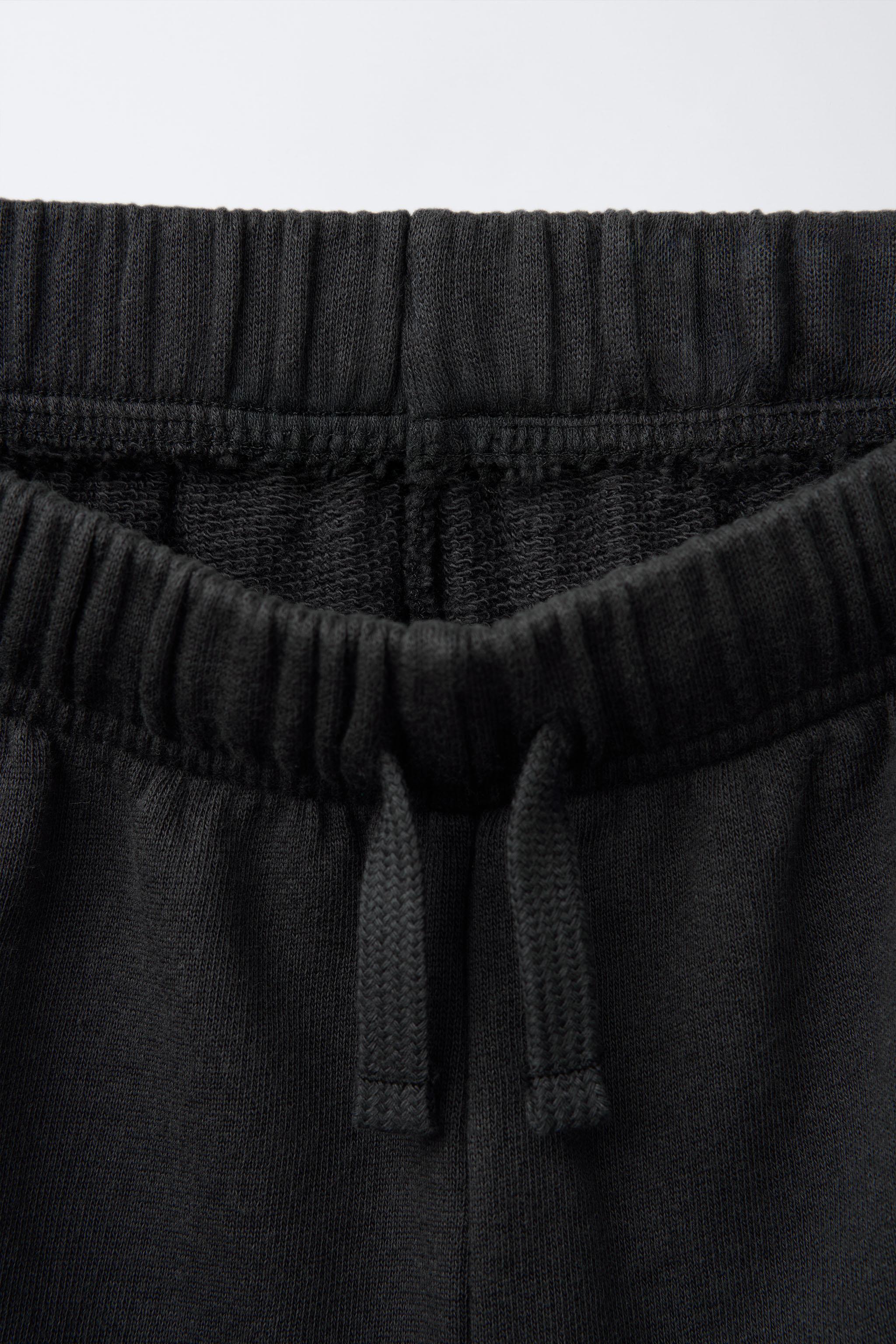 STRAIGHT STAR WASHED EFFECT FLEECE SHORTS