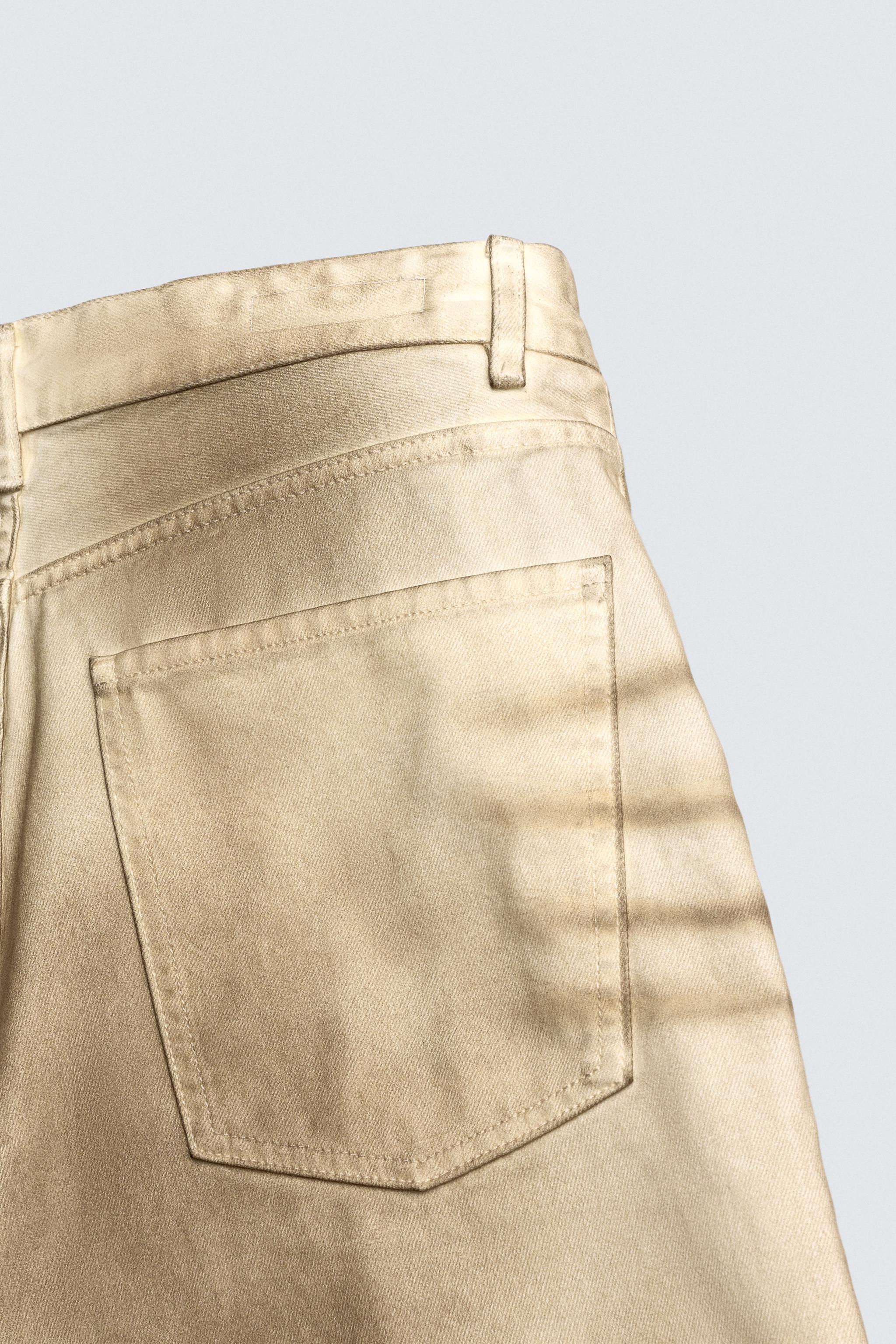 WASHED PRINT BAGGY FIT BERMUDA SHORTS