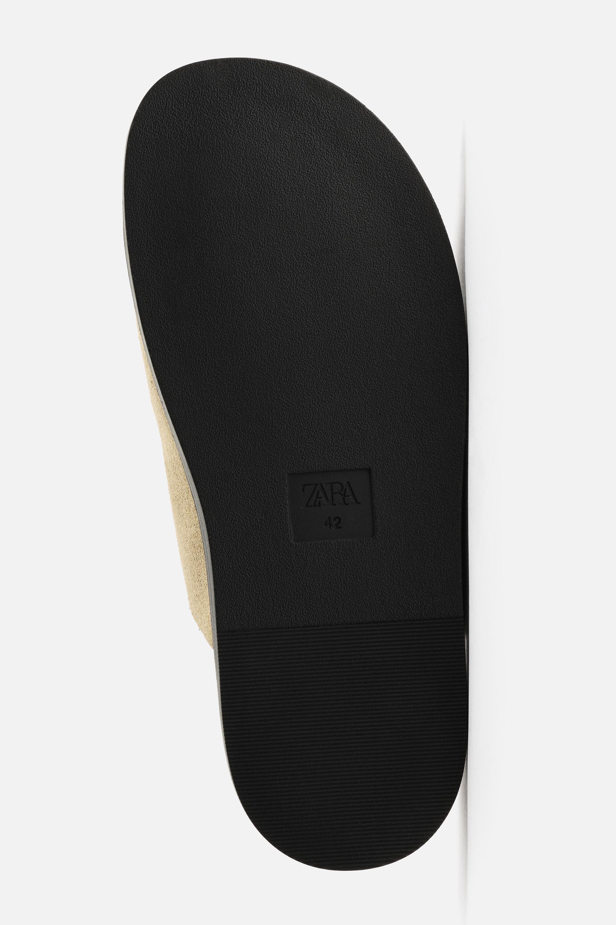 DOUBLE STRAP LEATHER SANDALS