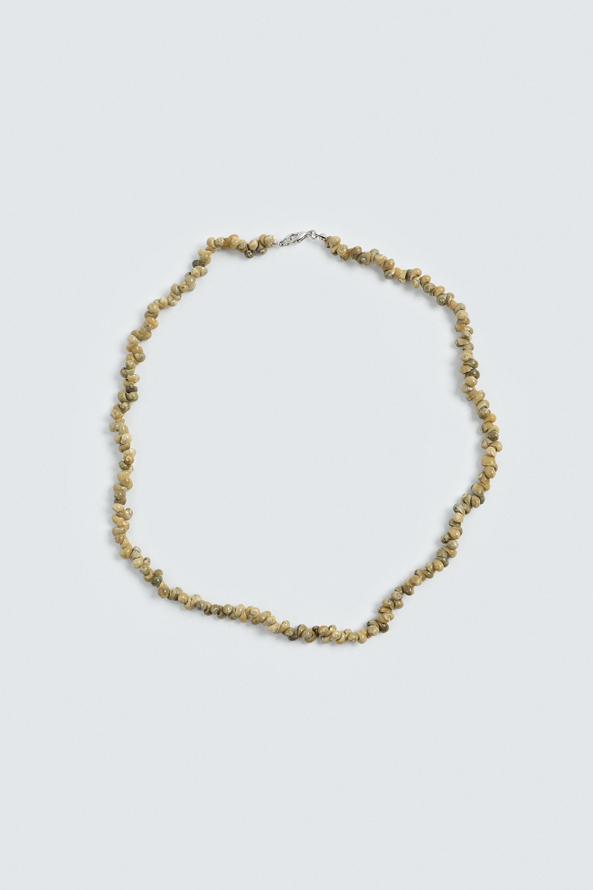 BEADED SHELL NECKLACE