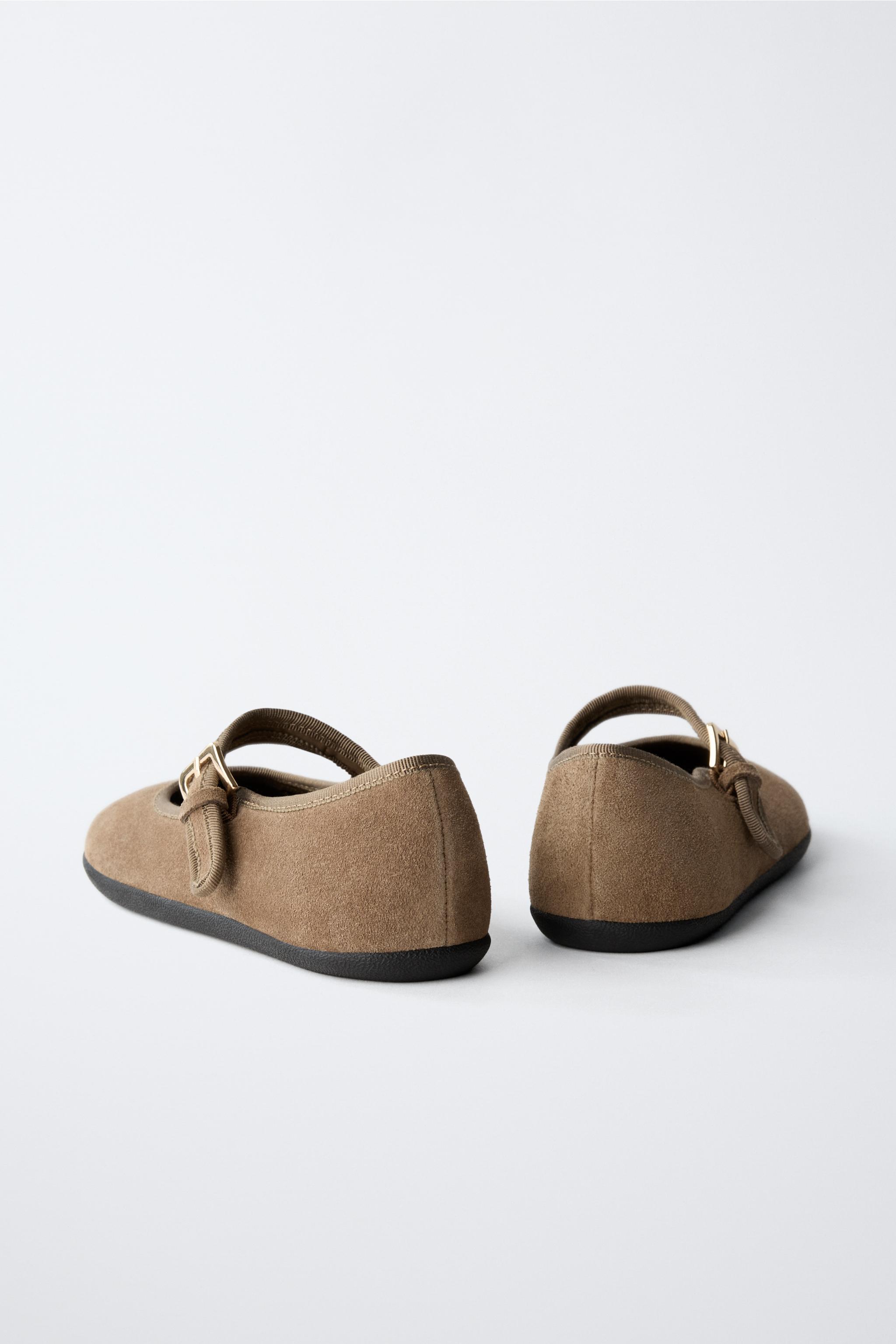 BAREFOOT LEATHER BALLET FLATS