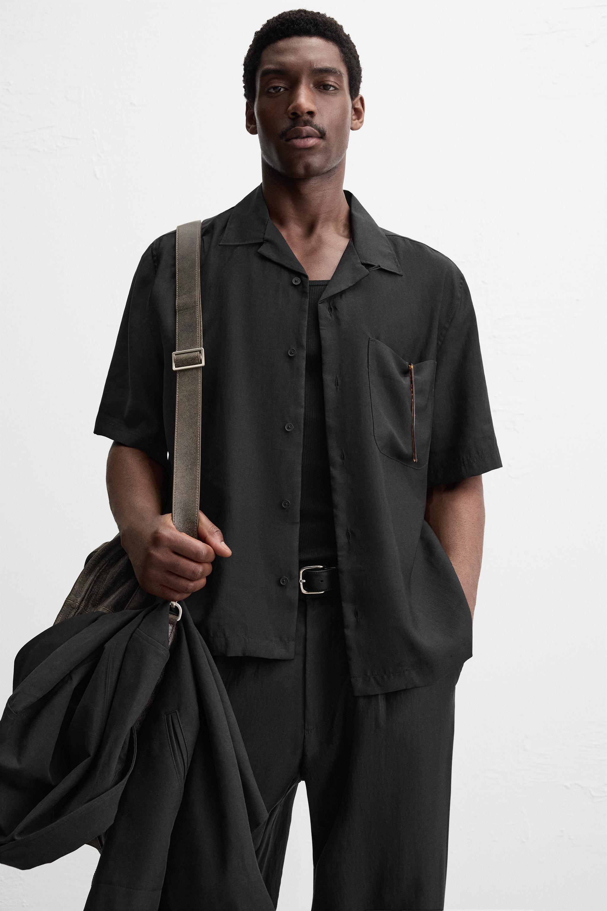 RELAXED FIT FLOWY SHIRT