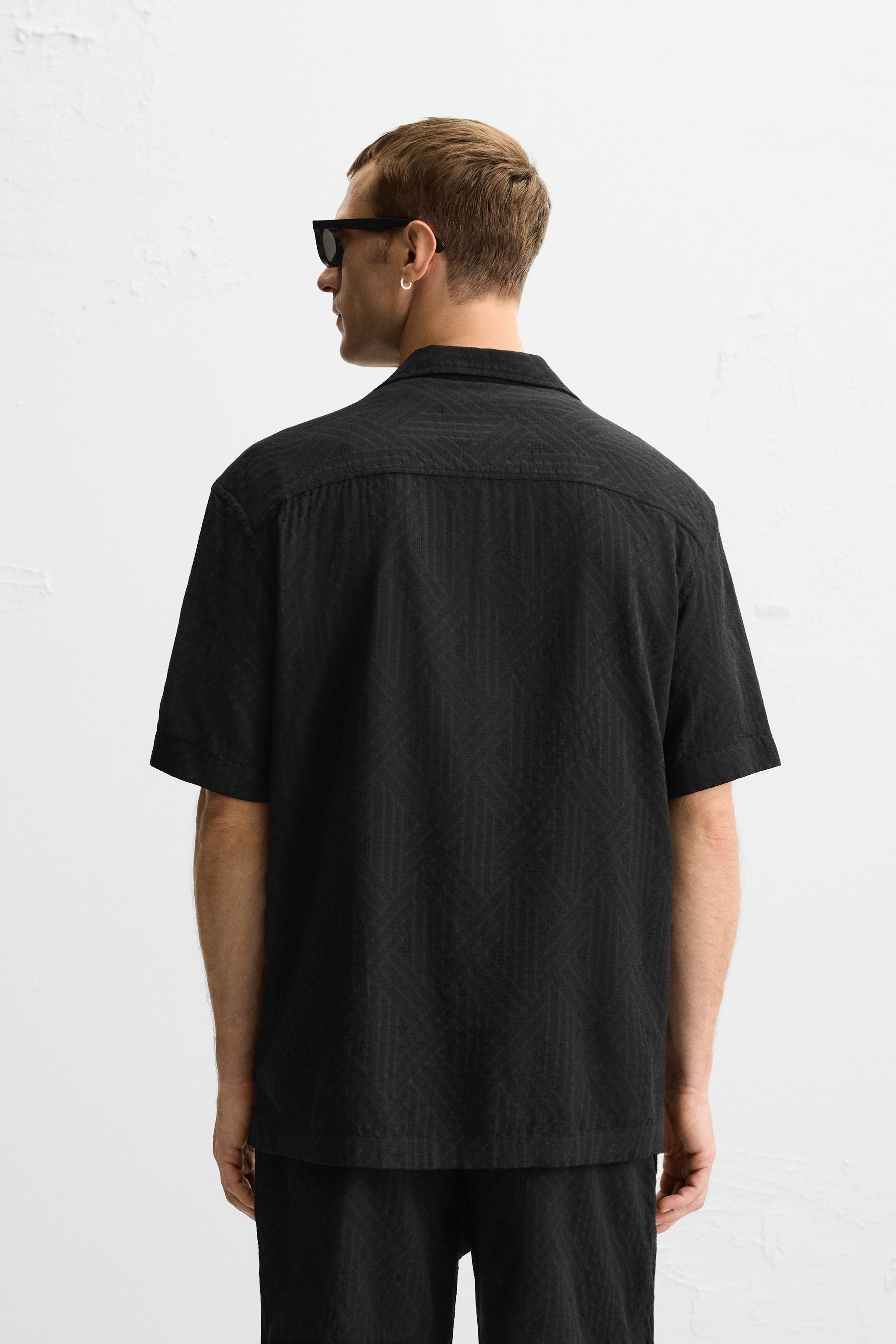 GEOMETRIC JACQUARD SHIRT