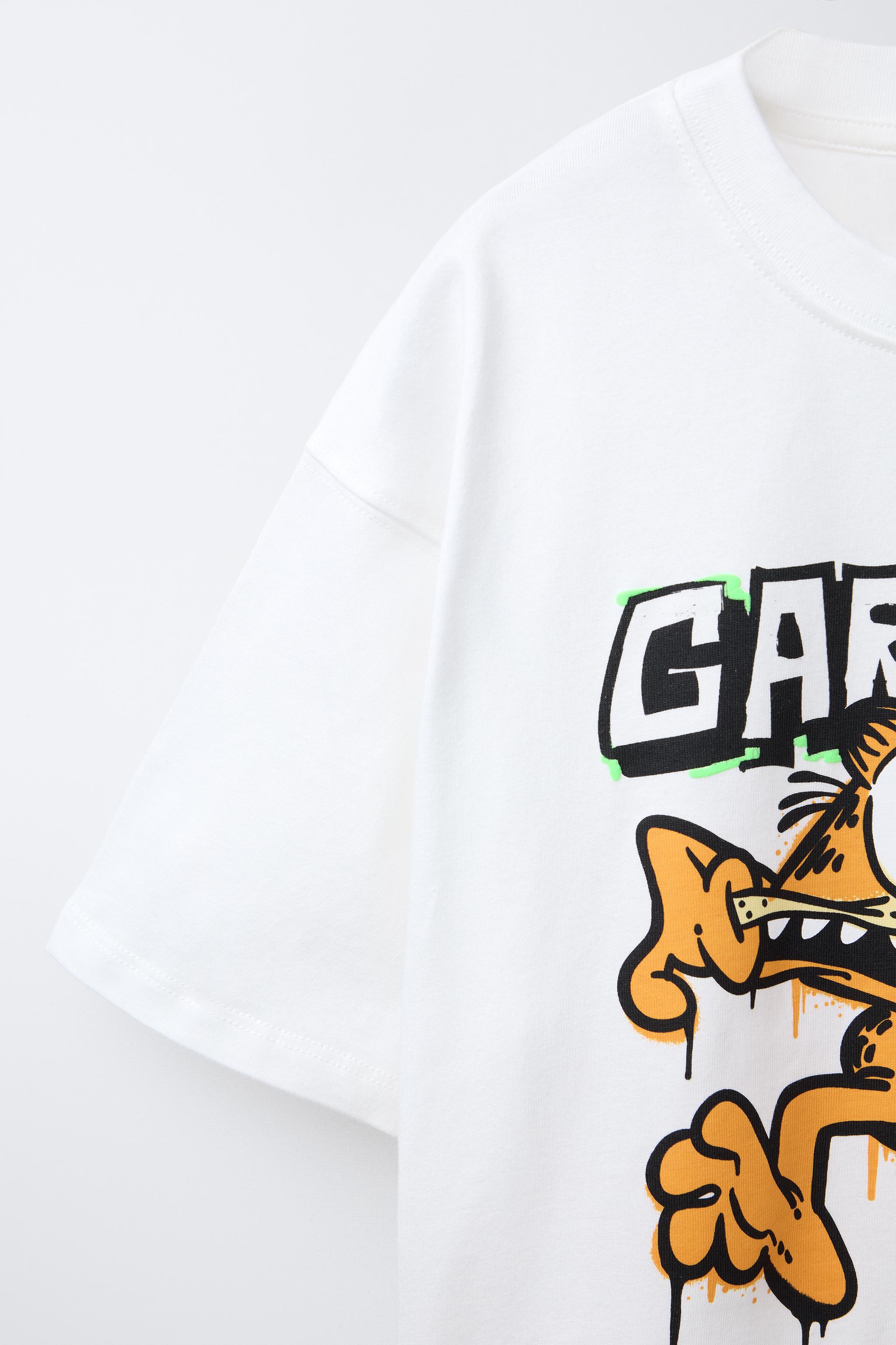 GARFIELD © PAWS INC PRINT T-SHIRT