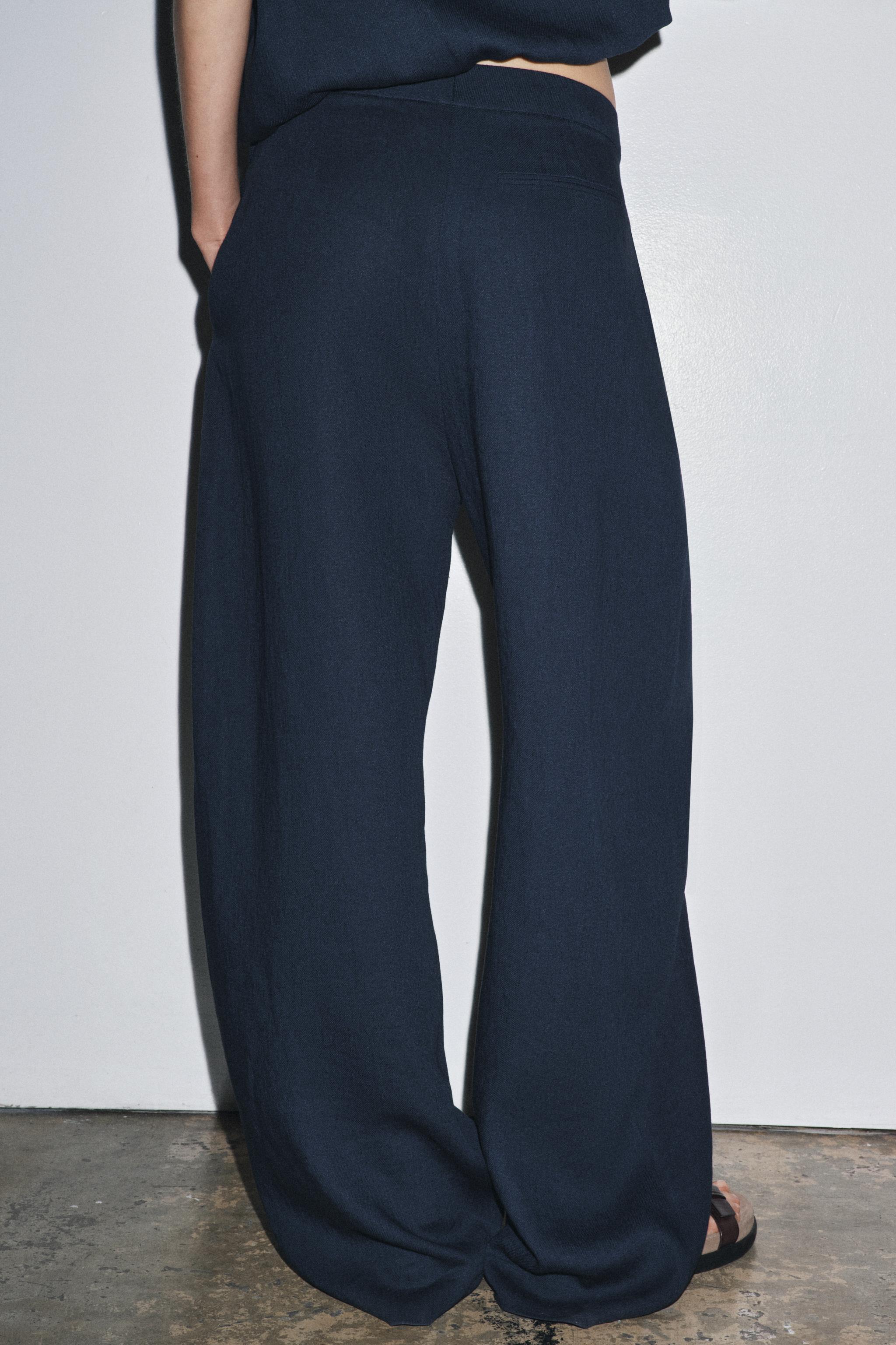 ZW COLLECTION LINEN BALLOON PANTS