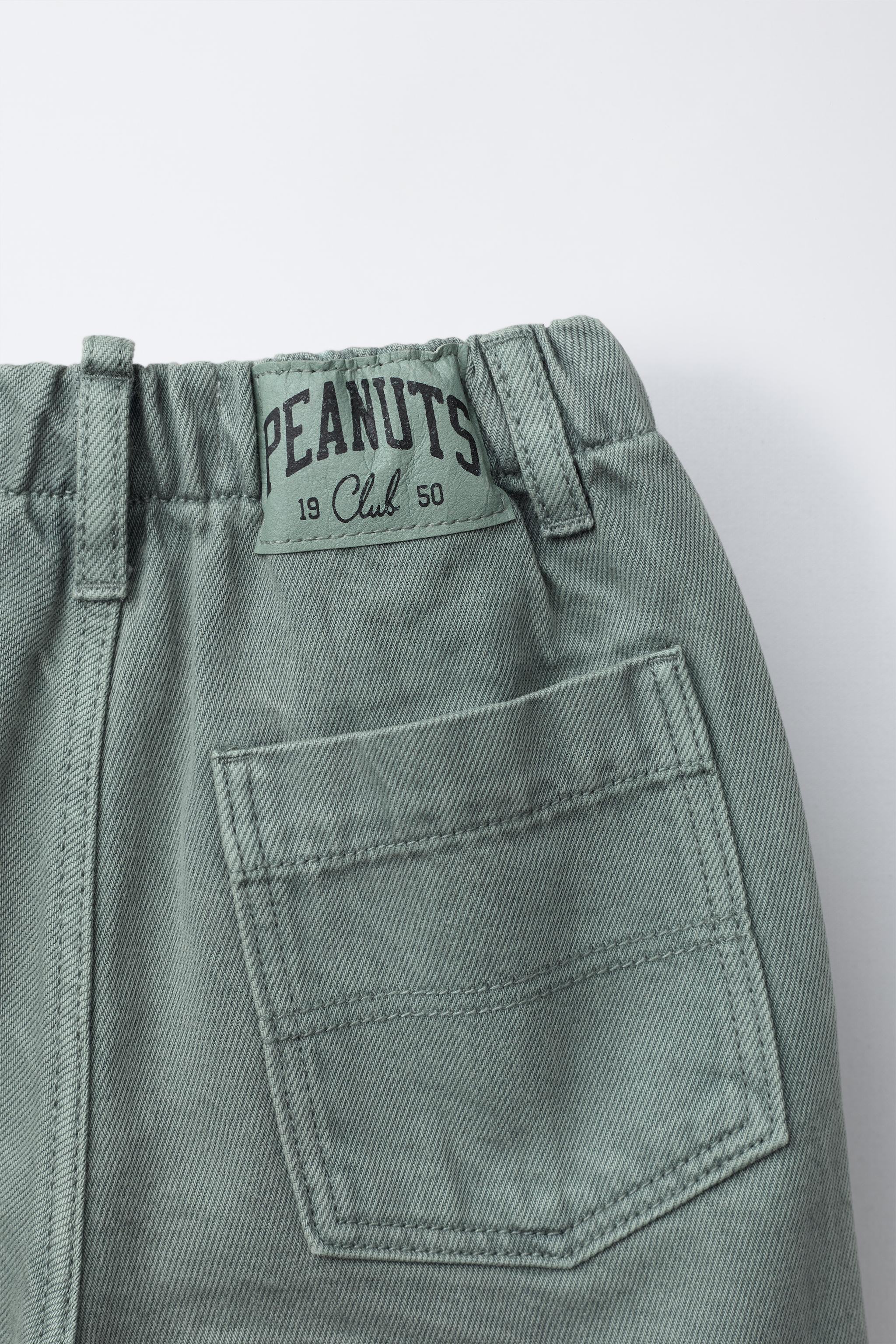 SNOOPY PEANUTS™ TWILL BAGGY PANTS