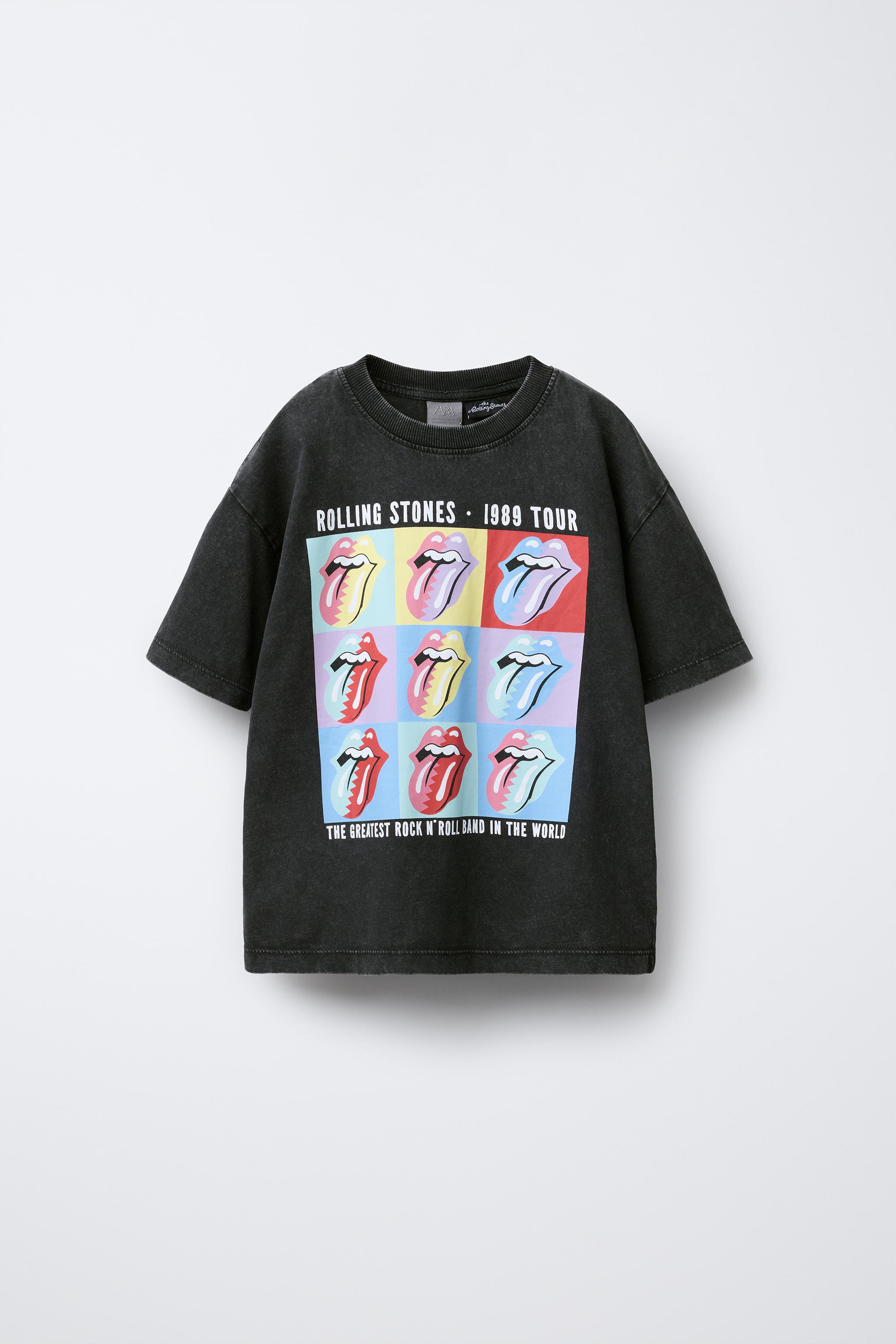 ROLLING STONES © WASHED EFFECT T-SHIRT