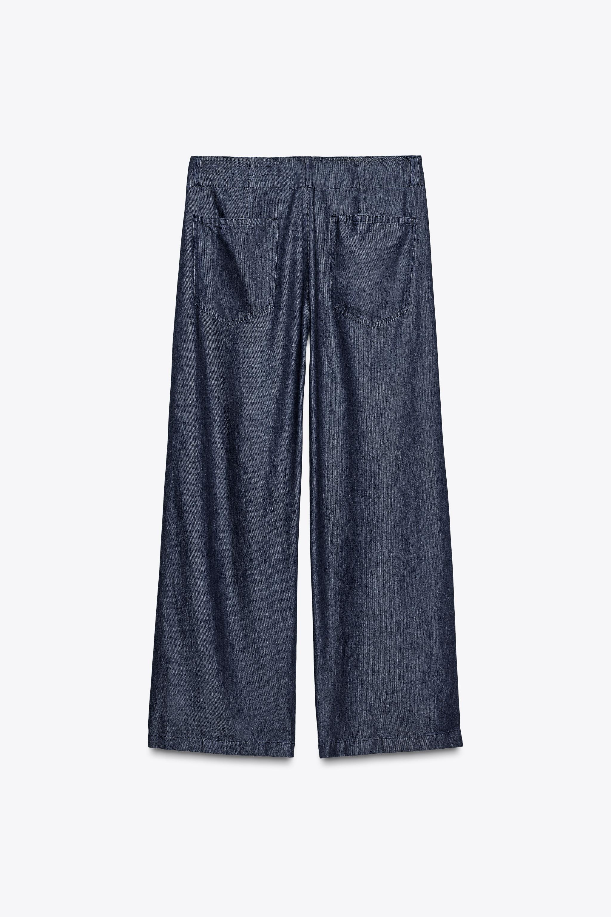 ZW COLLECTION CROSSOVER DENIM PANTS