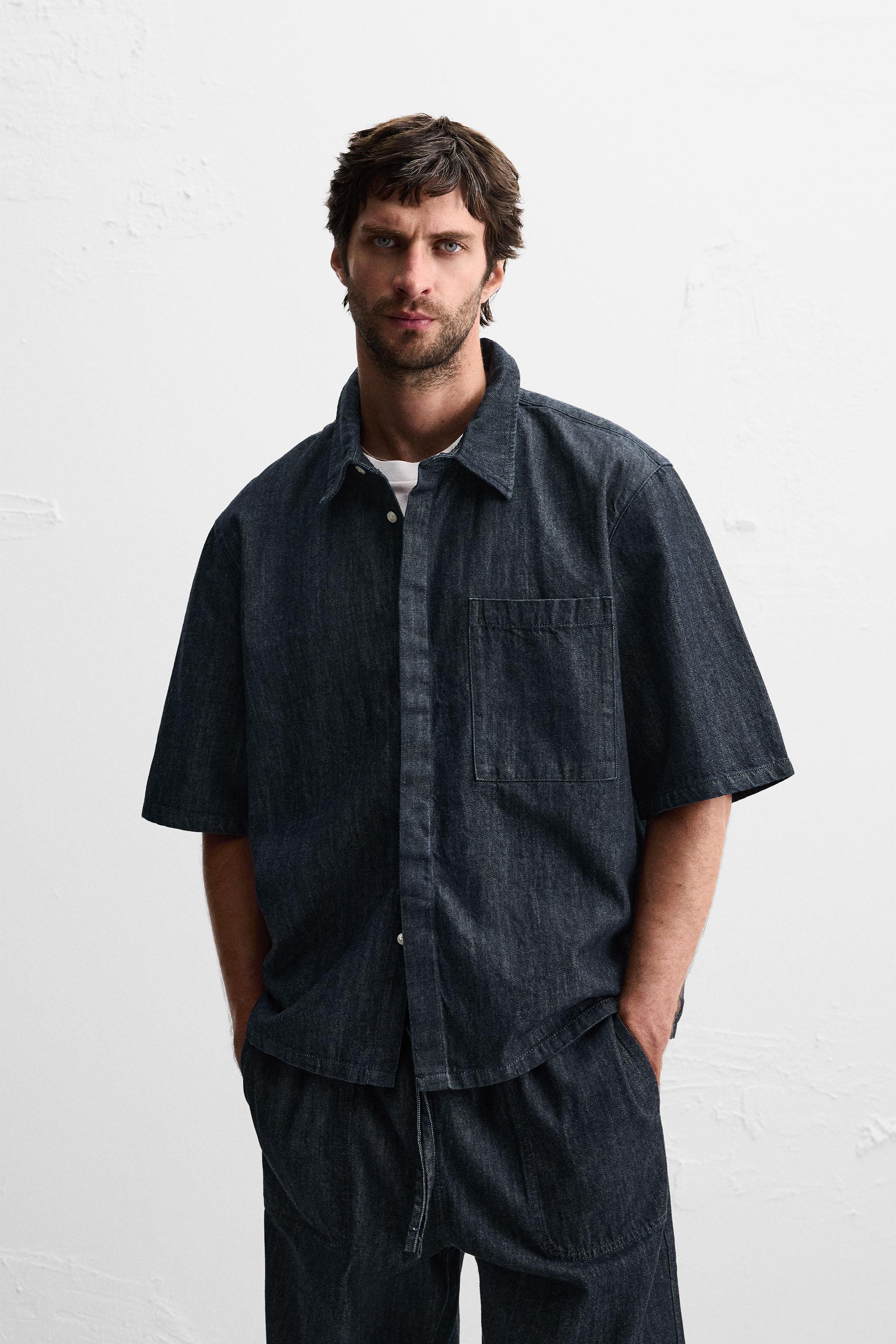 RELAXED FIT DENIM SHIRT