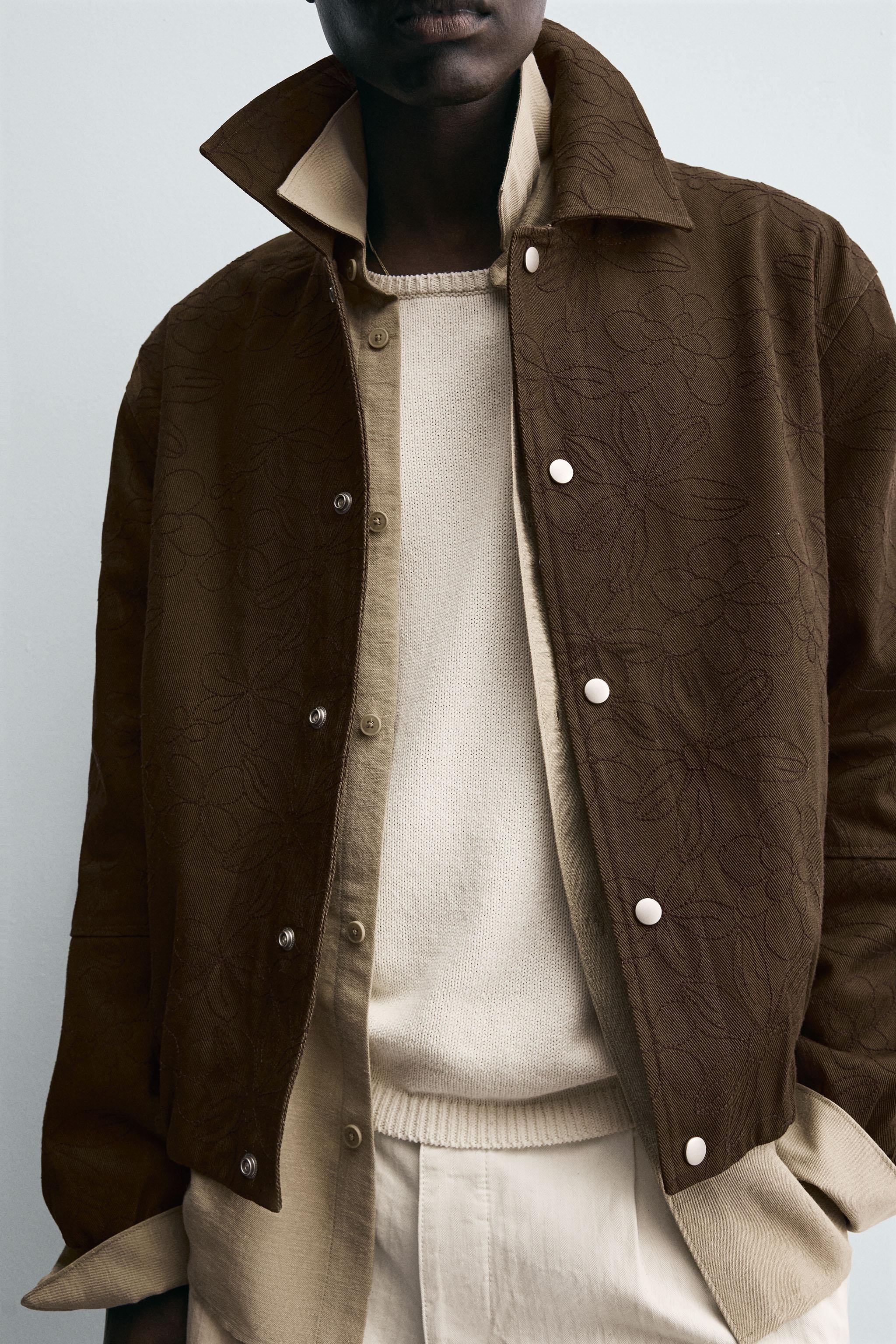 FLORAL JACQUARD JACKET