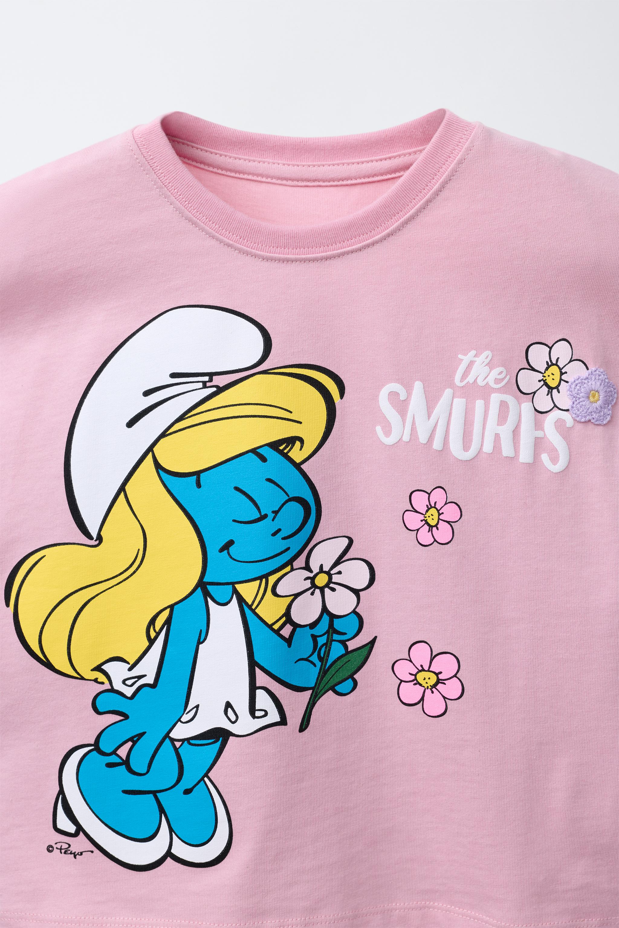 THE SMURFS ™ PRINTED T-SHIRT