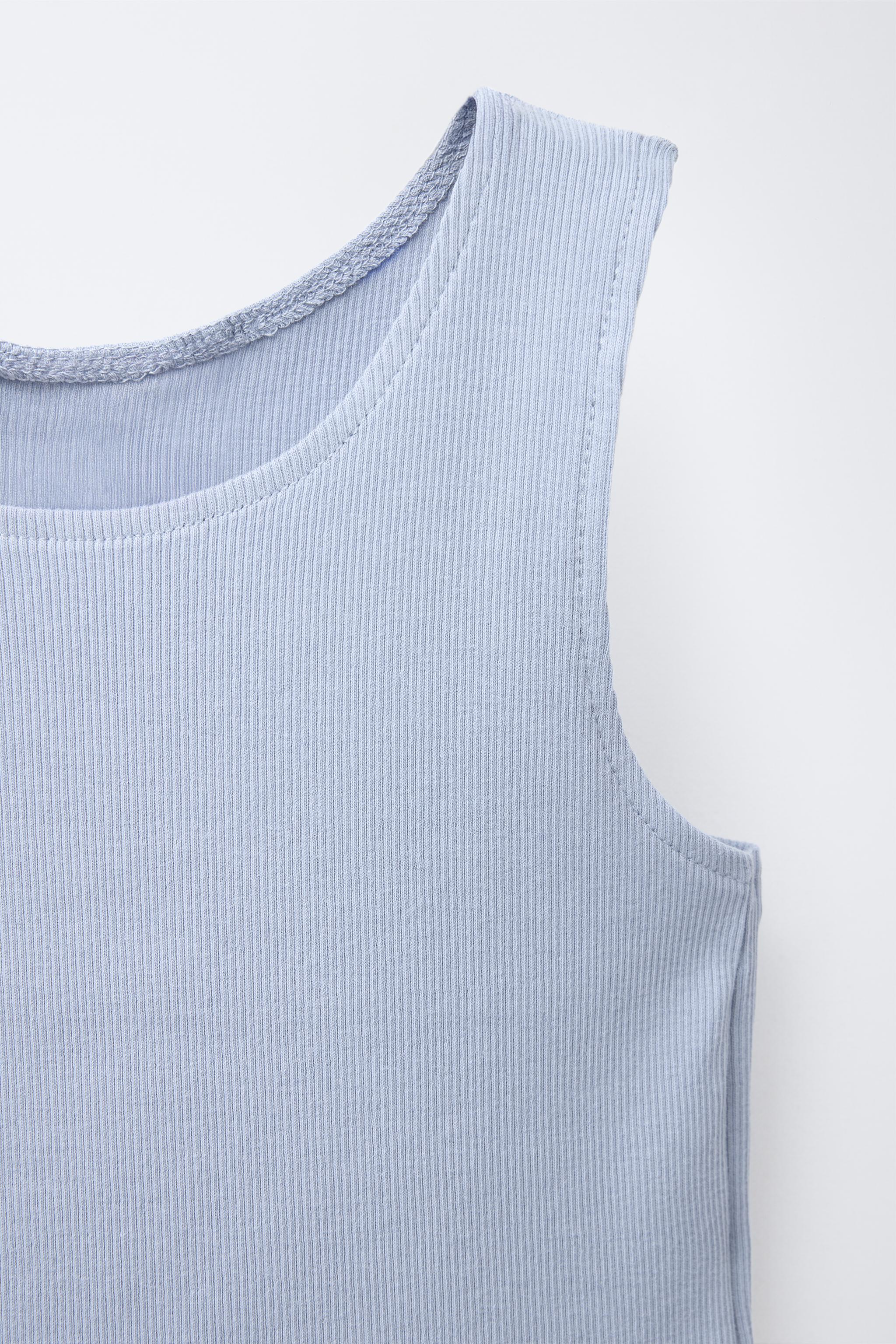 THREE-PACK OF RIB RACERBACK T-SHIRTS