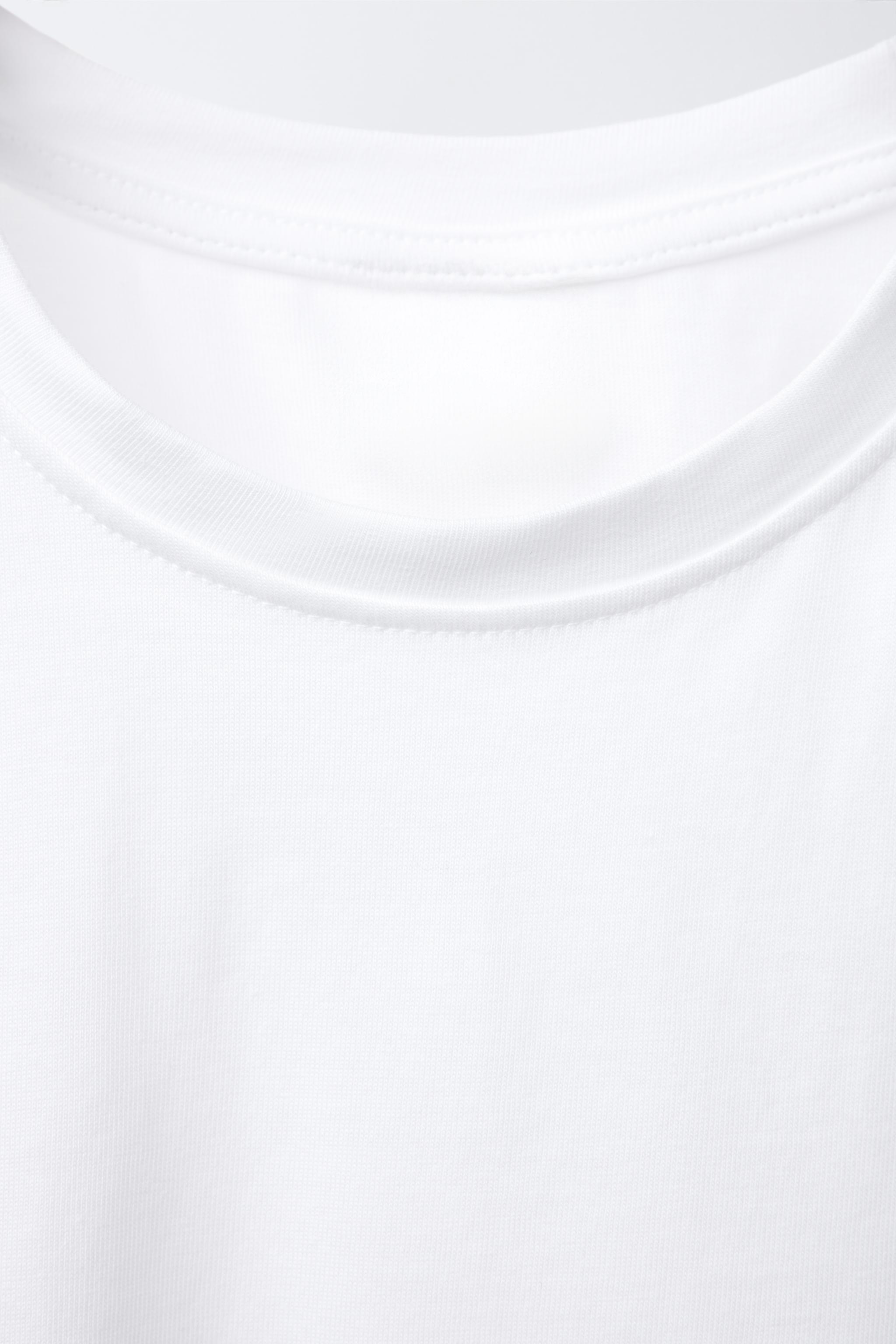 PLAIN RUFFLE T-SHIRT