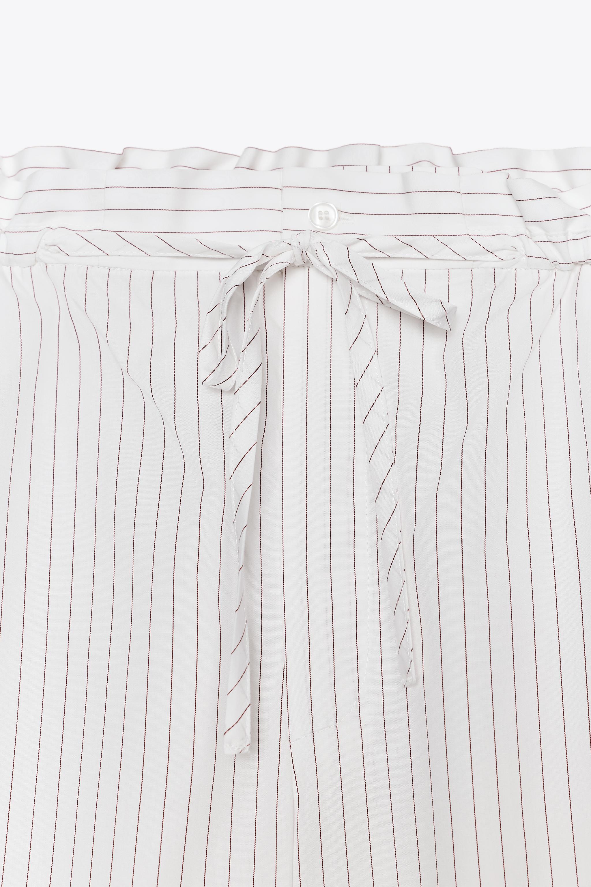 STRIPED PAJAMA PANTS