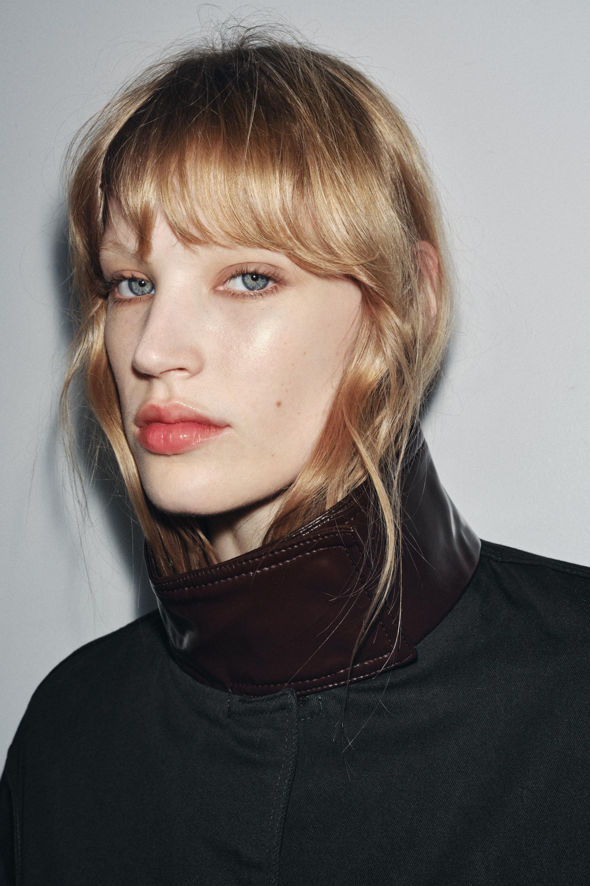 ZW COLLECTION CONTRAST COLLAR JACKET