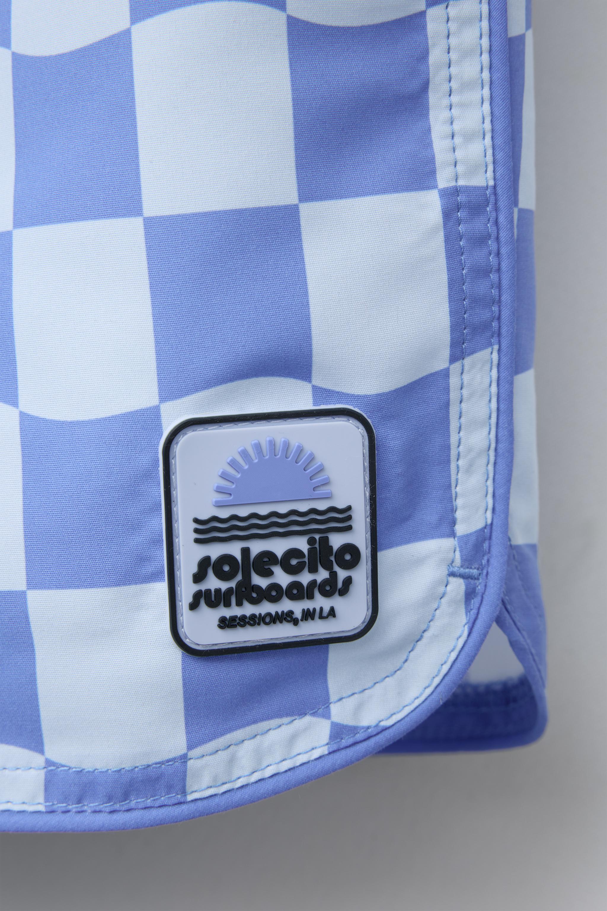 6-14 YEARS/CHECKERBOARD SWIM SHORTS