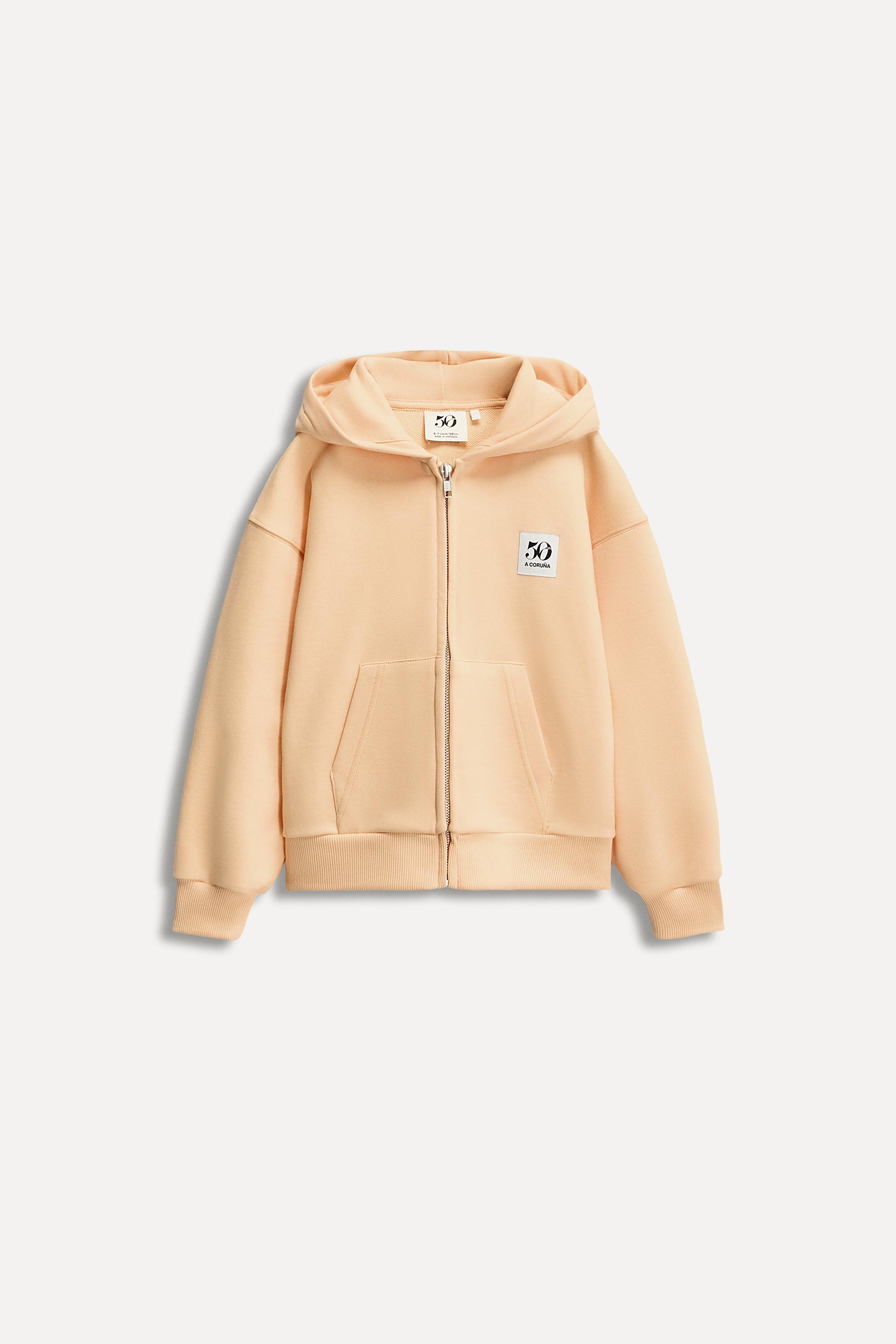 1/2-6 YEARS/ 50TH ANNIVERSARY LABEL ZIP-UP SWEATSHIRT
