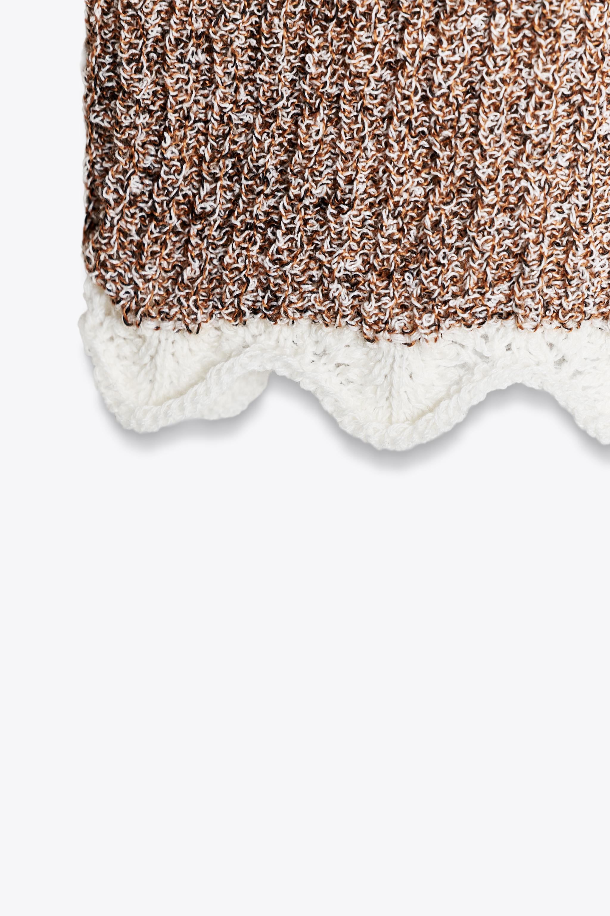 COMBINED KNIT T-SHIRT