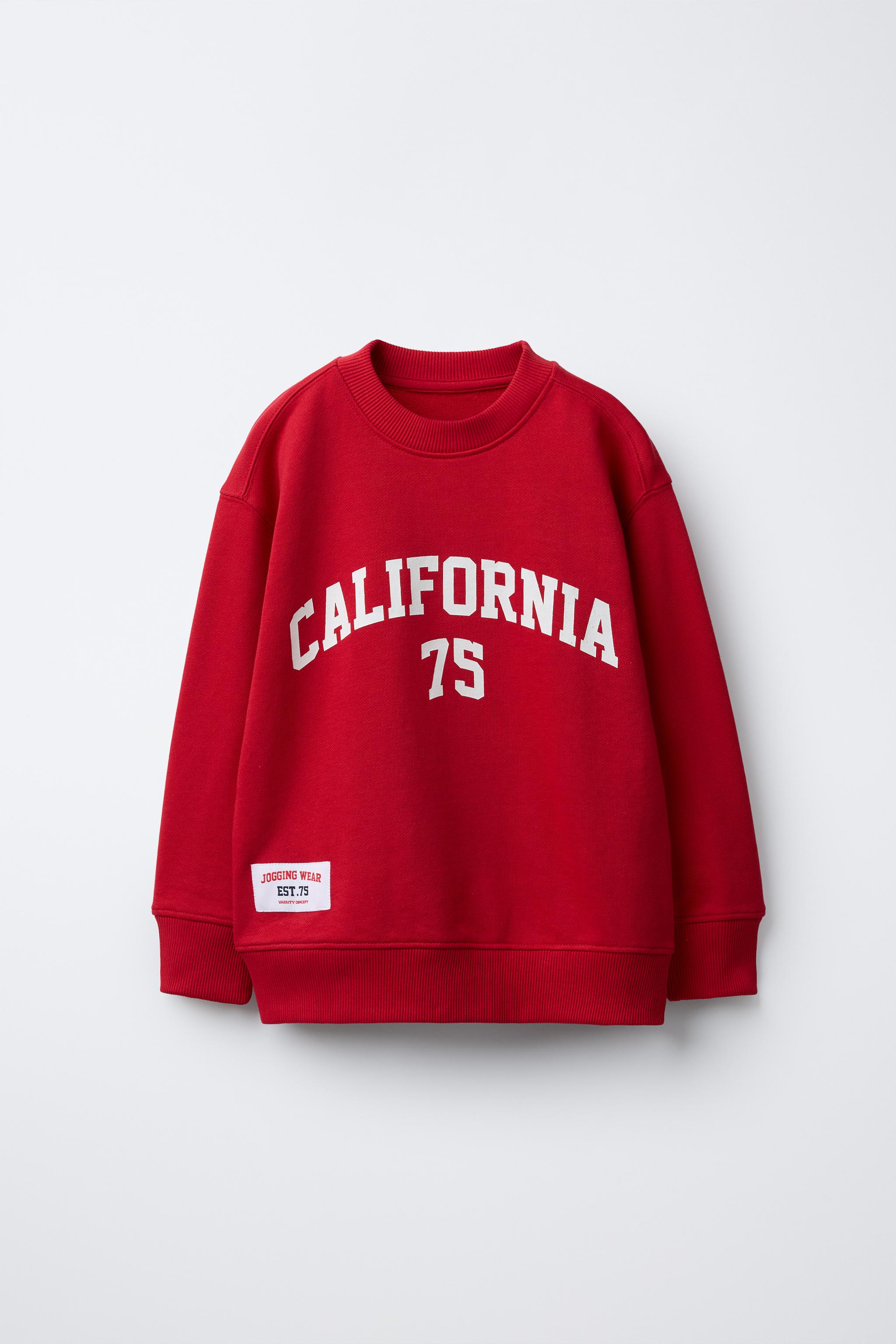 TEXT JOGGING SWEATSHIRT