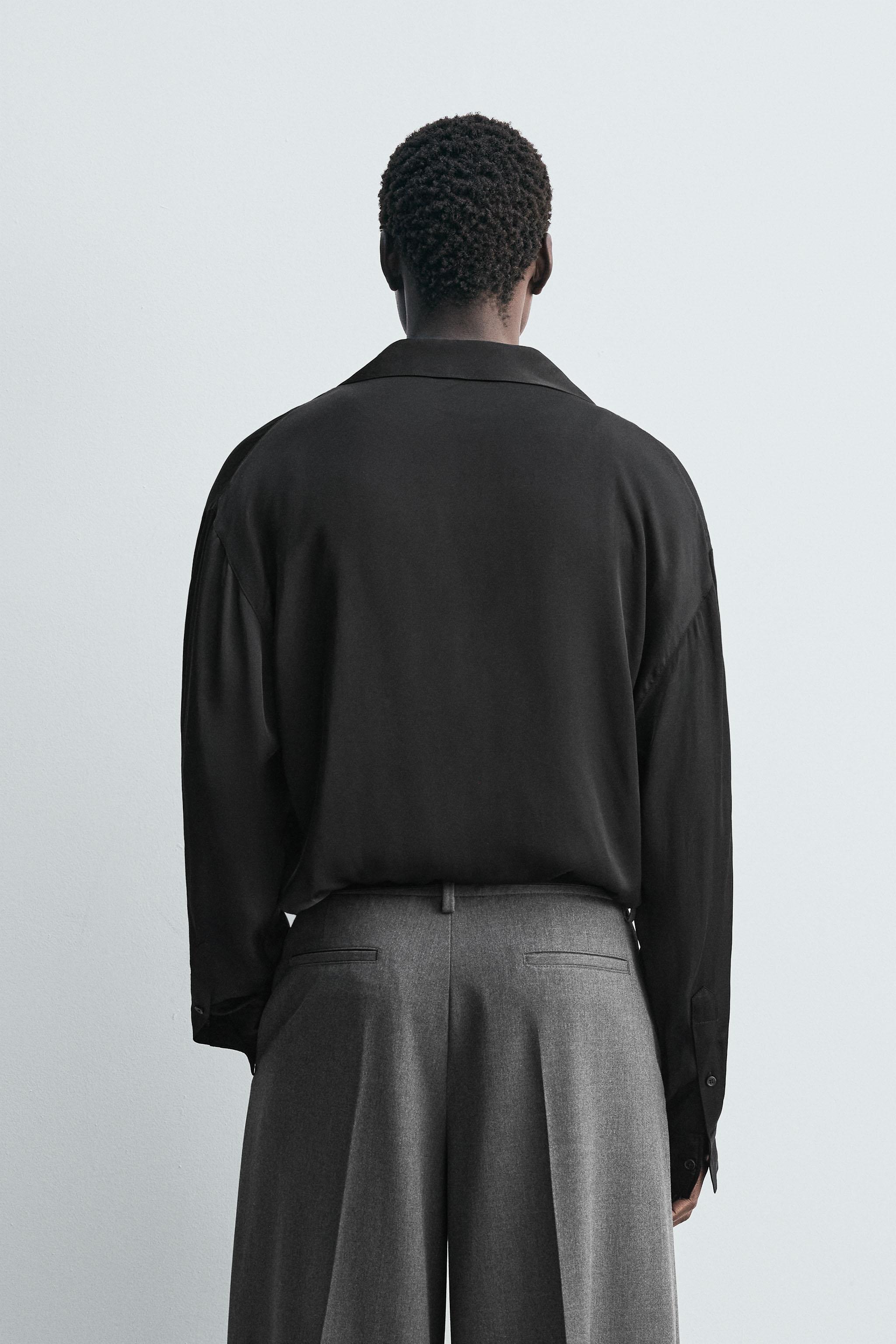 RELAXED FIT FLOWY SHIRT