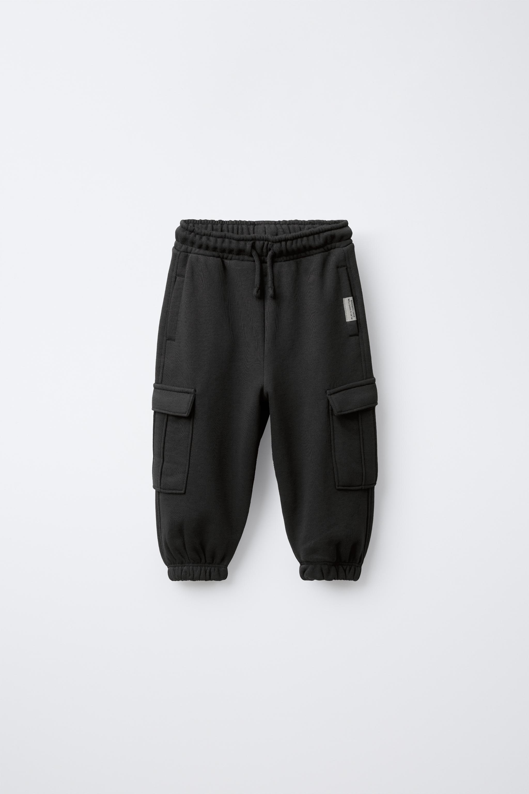 FLEECE CARGO JOGGER PANTS