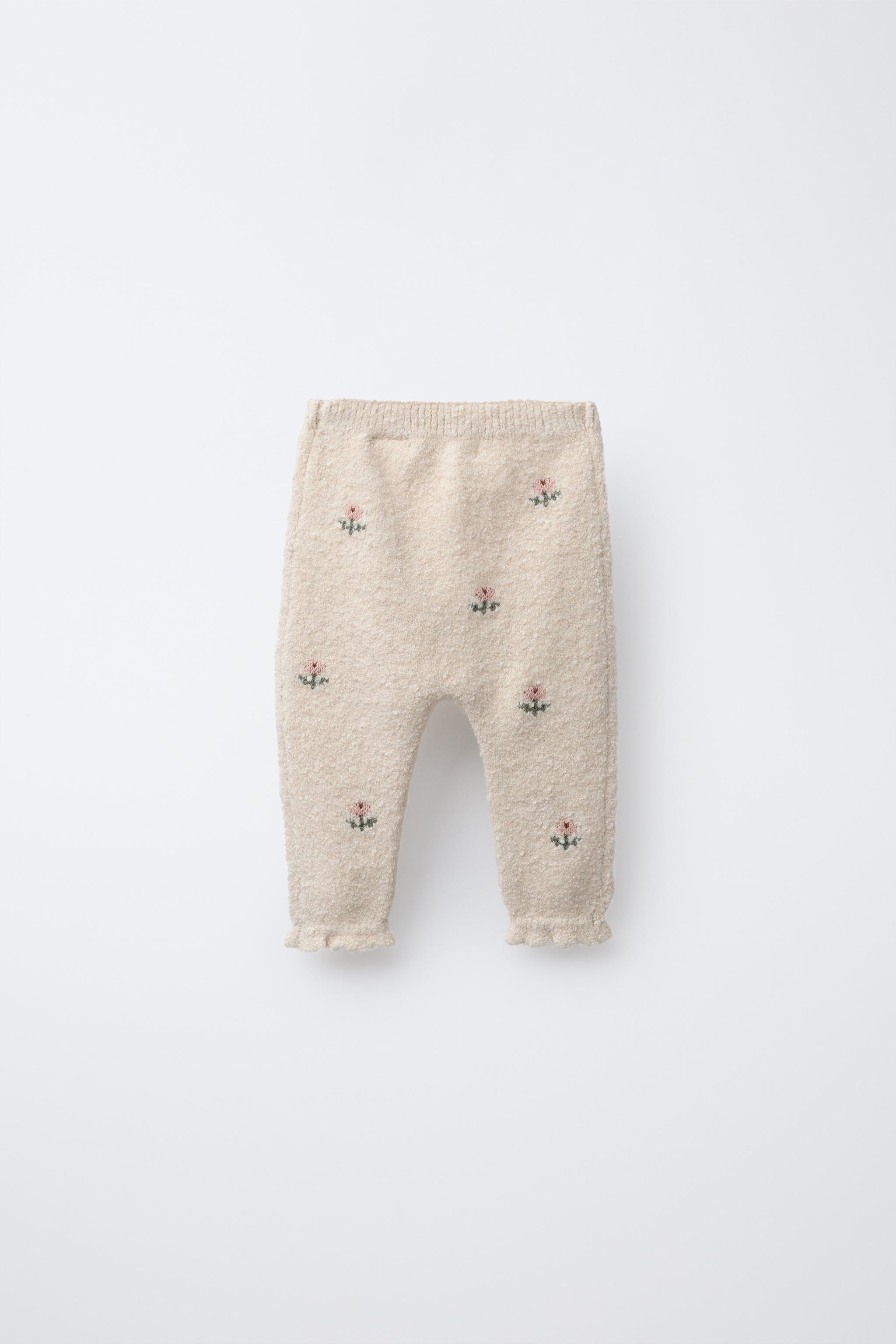 EMBROIDERED FLORAL PANTS