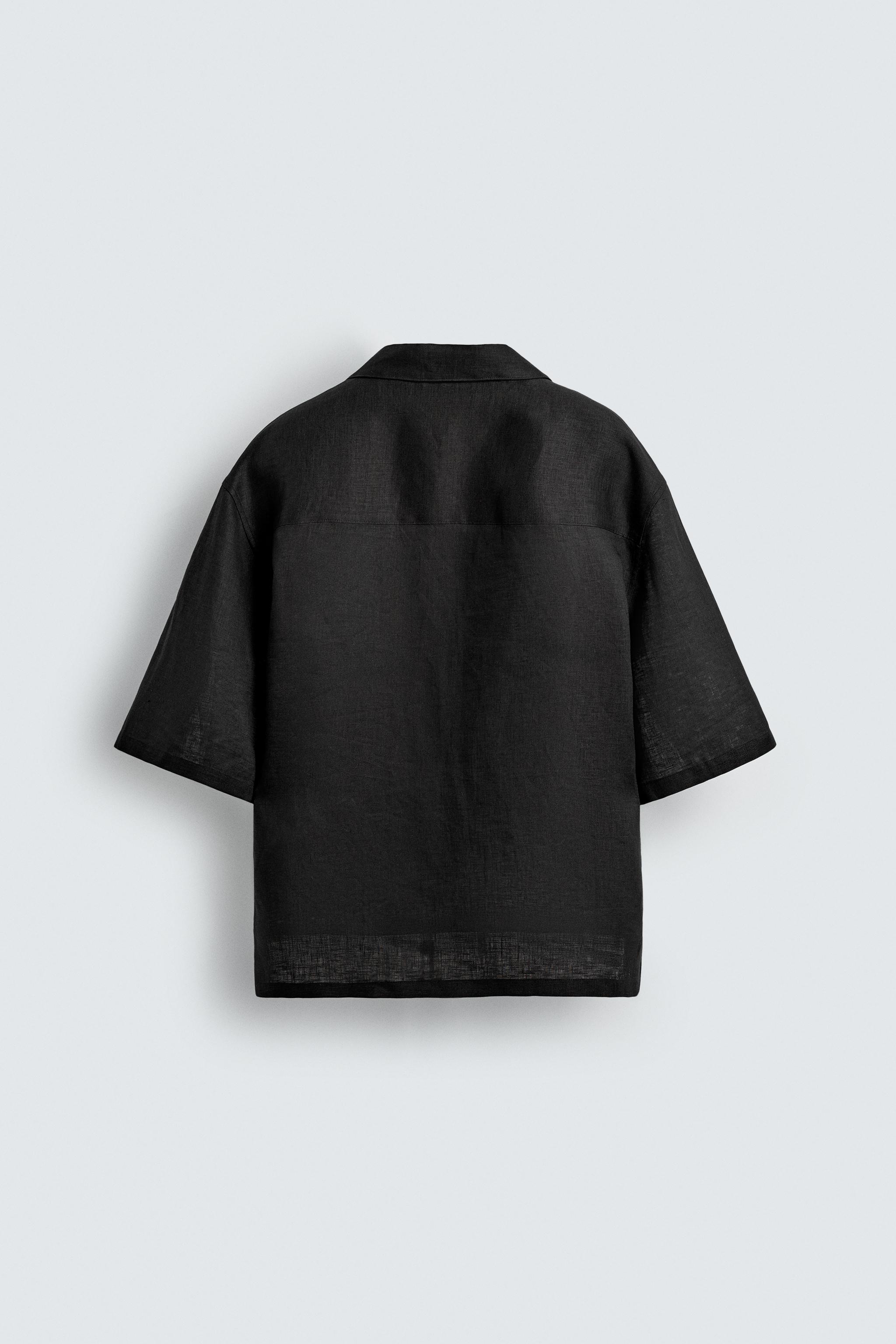 100% LINEN KIMONO SHIRT