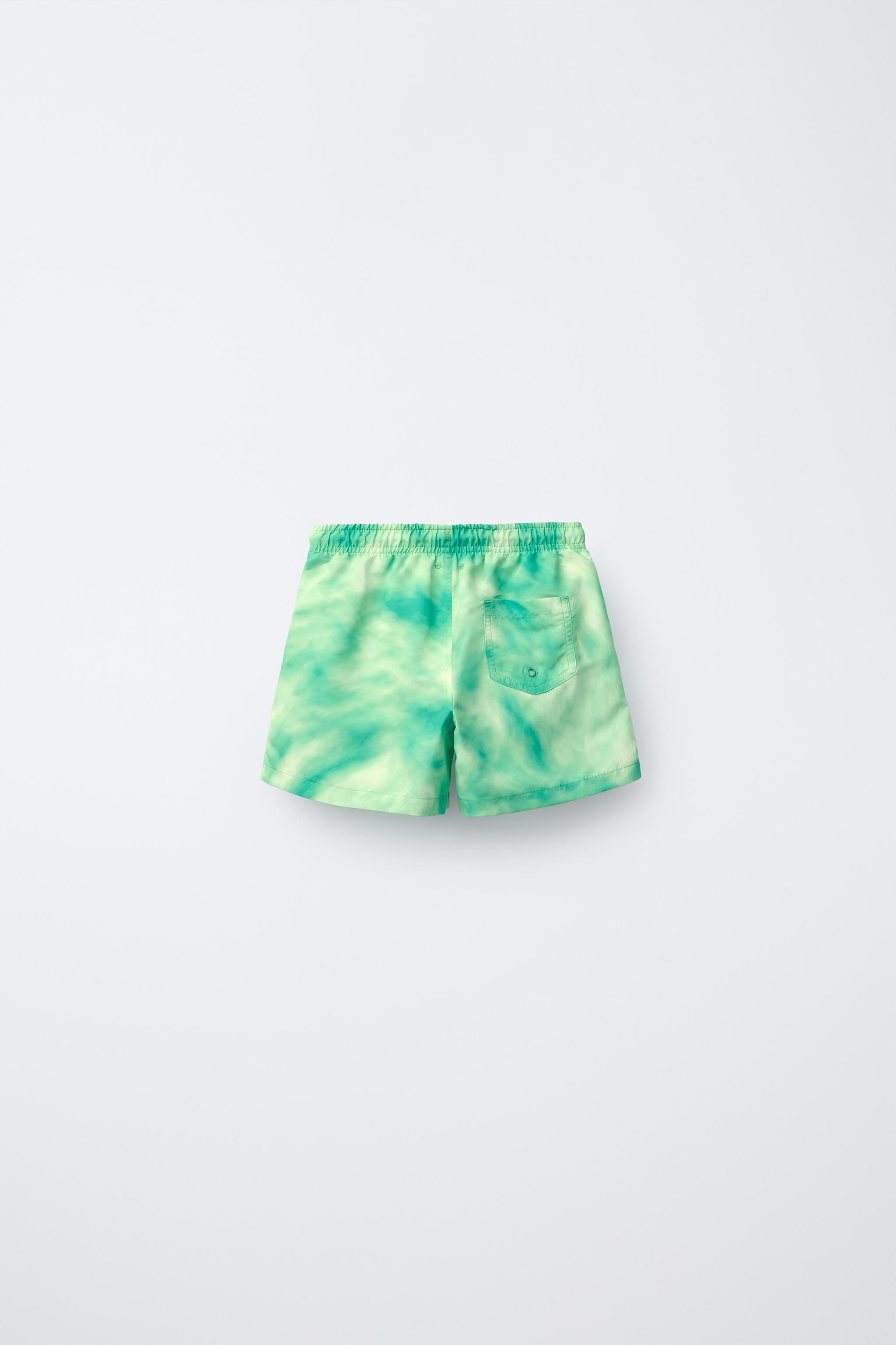 2-6 YEARS/TIE-DYE SWIM SHORTS