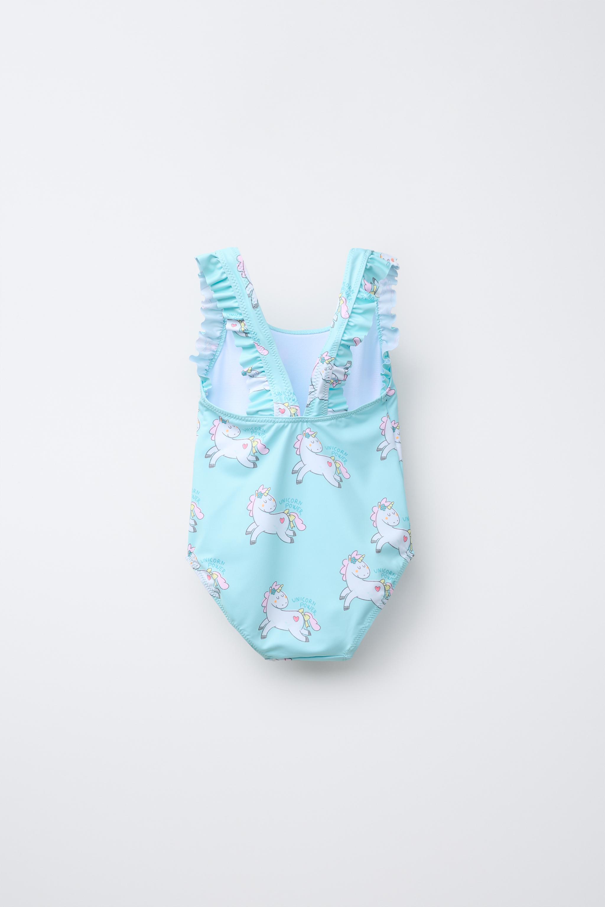 1-6 YEARS/ UNICORN SWIMSUIT