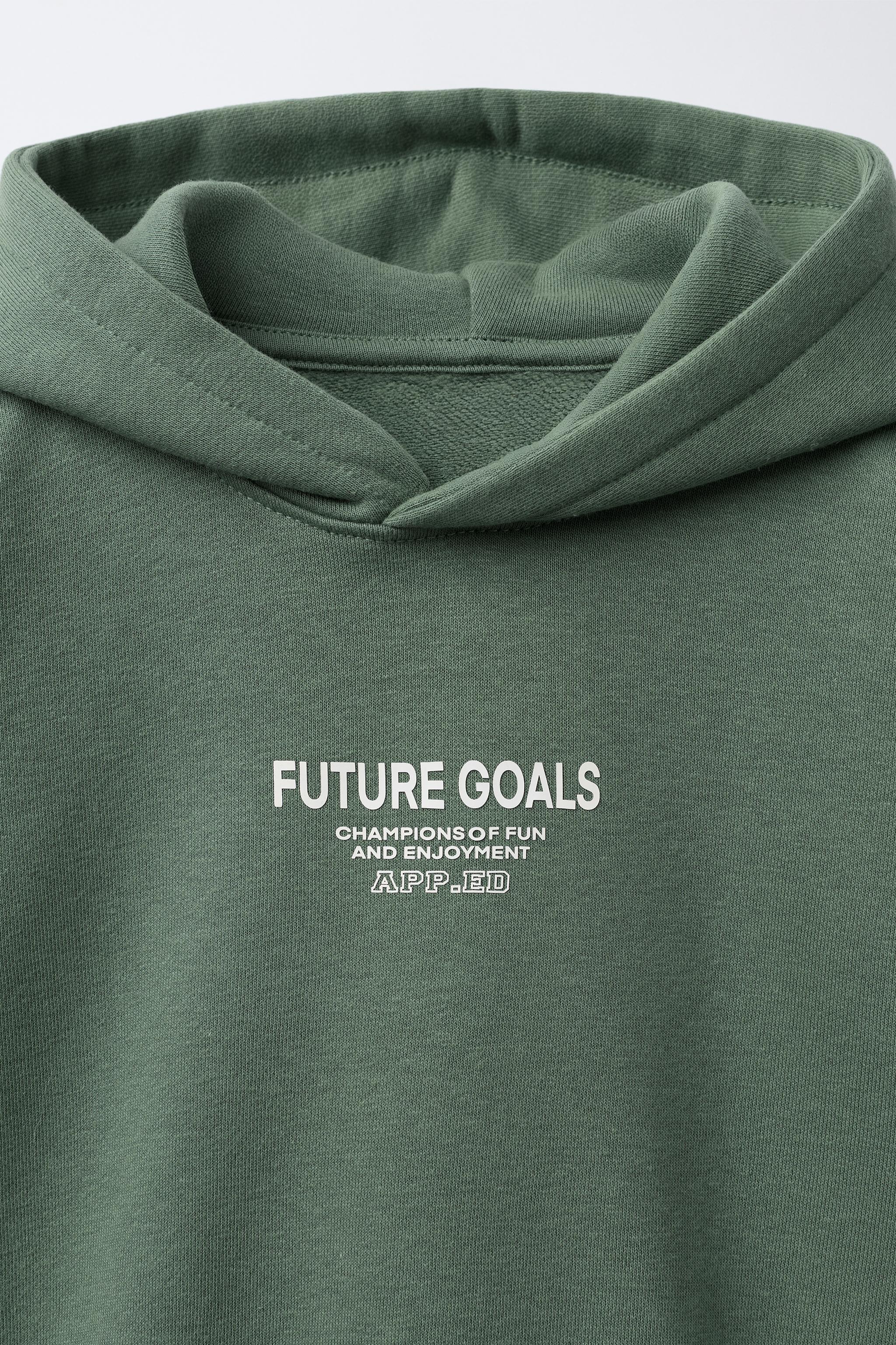 TEXT JOGGER PANTS AND SWEATSHIRT SET