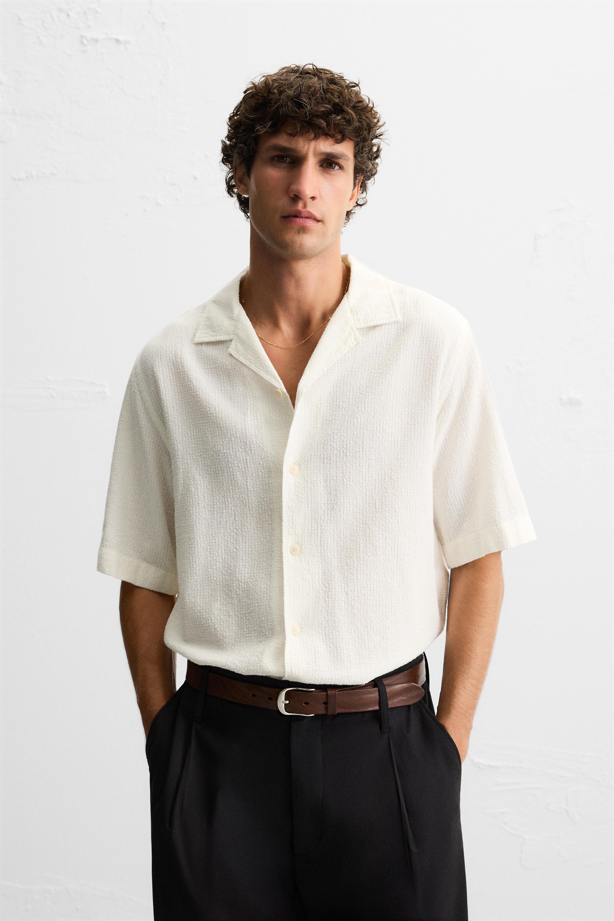 TEXTURED JACQUARD SHIRT