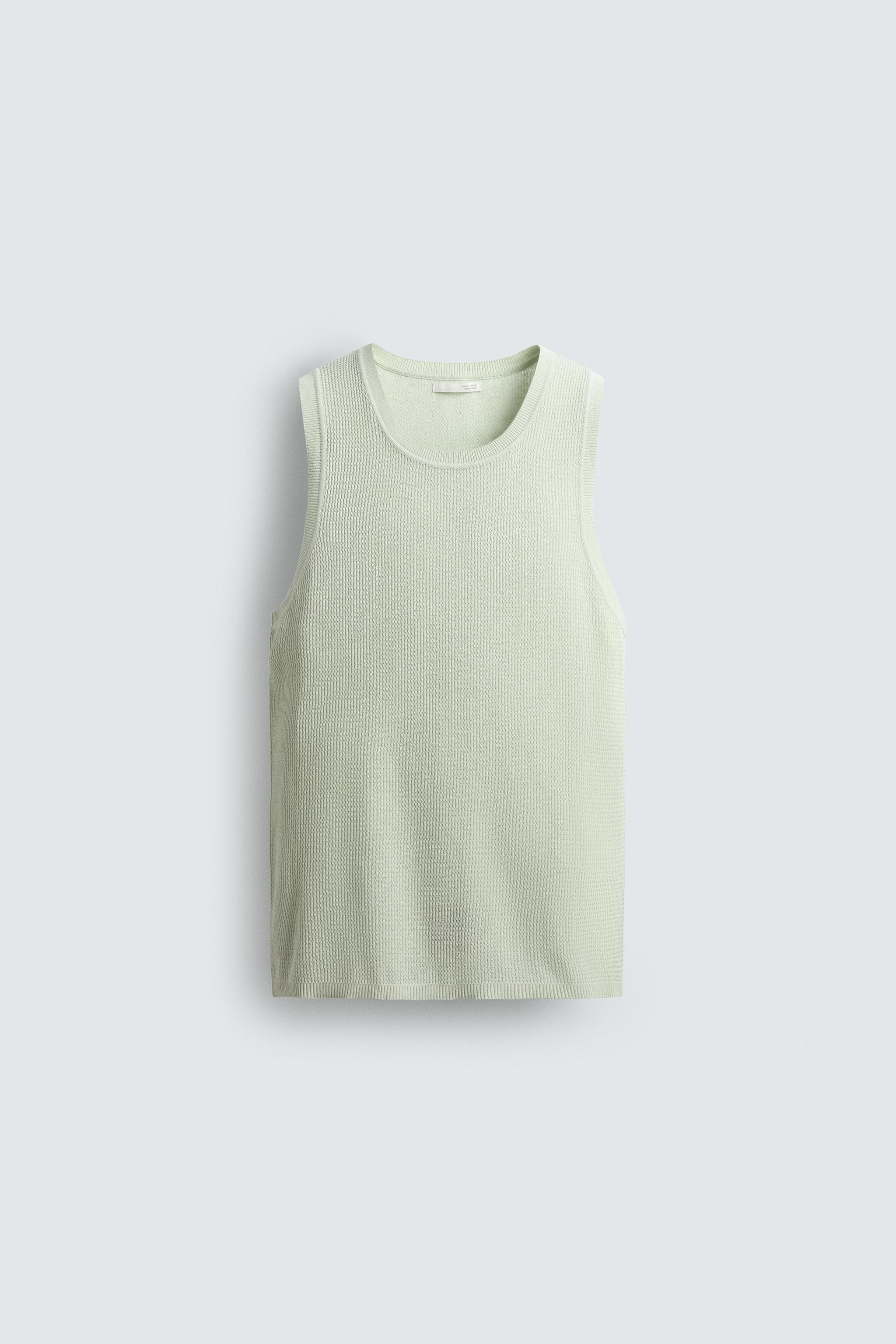 TEXTURED KNIT TANK TOP