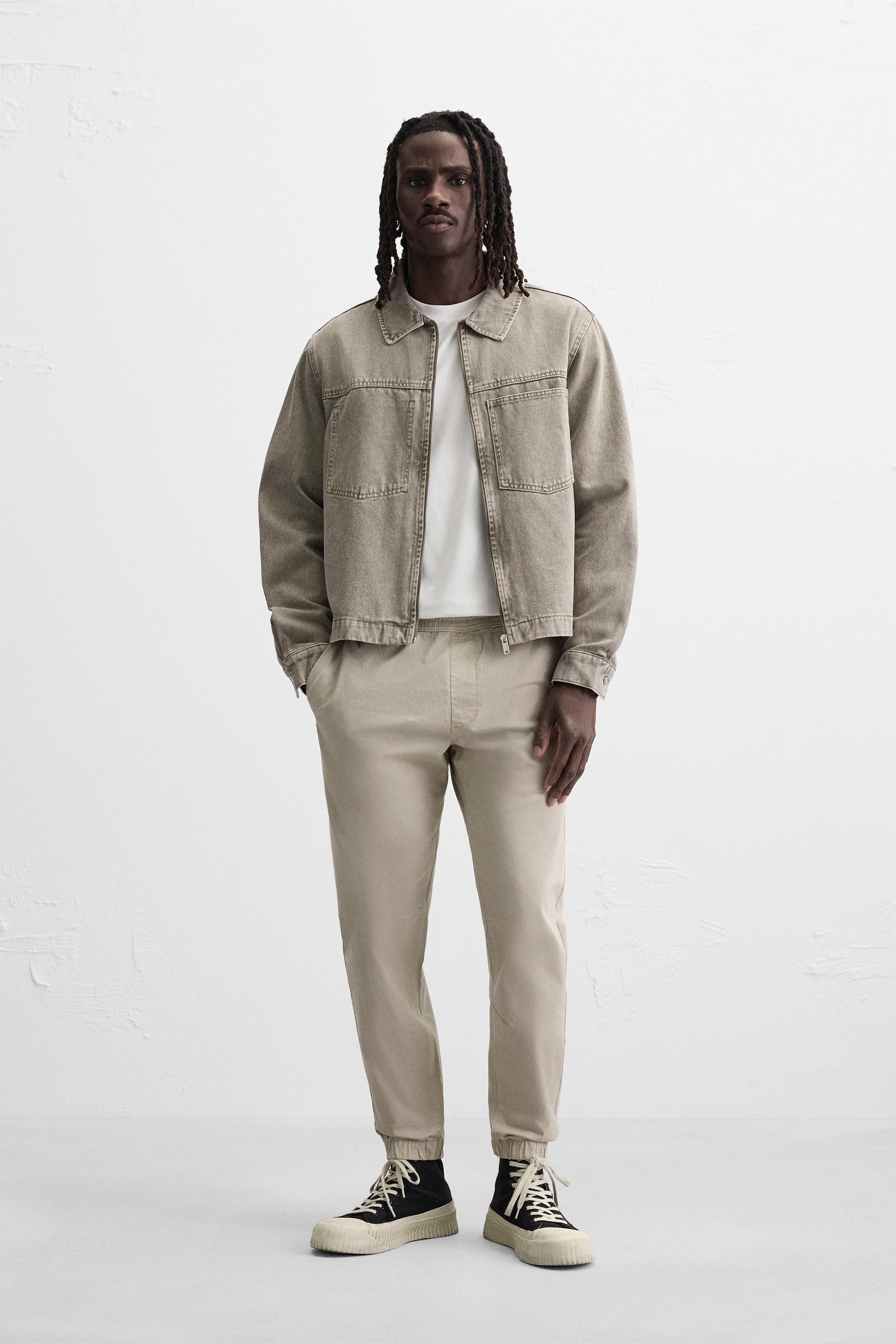 WASHED JOGGER WAIST PANTS