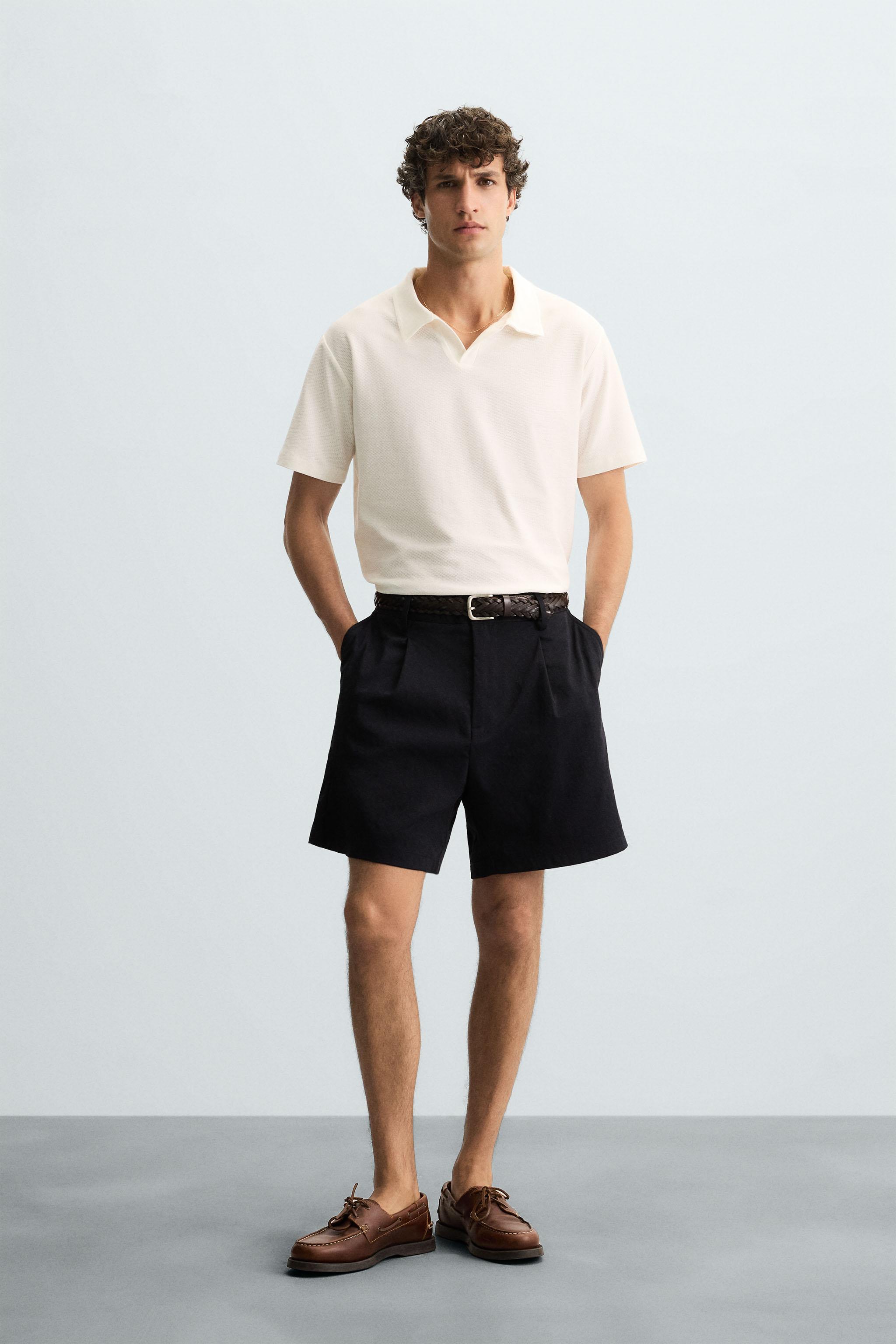 TEXTURED POLO SHIRT