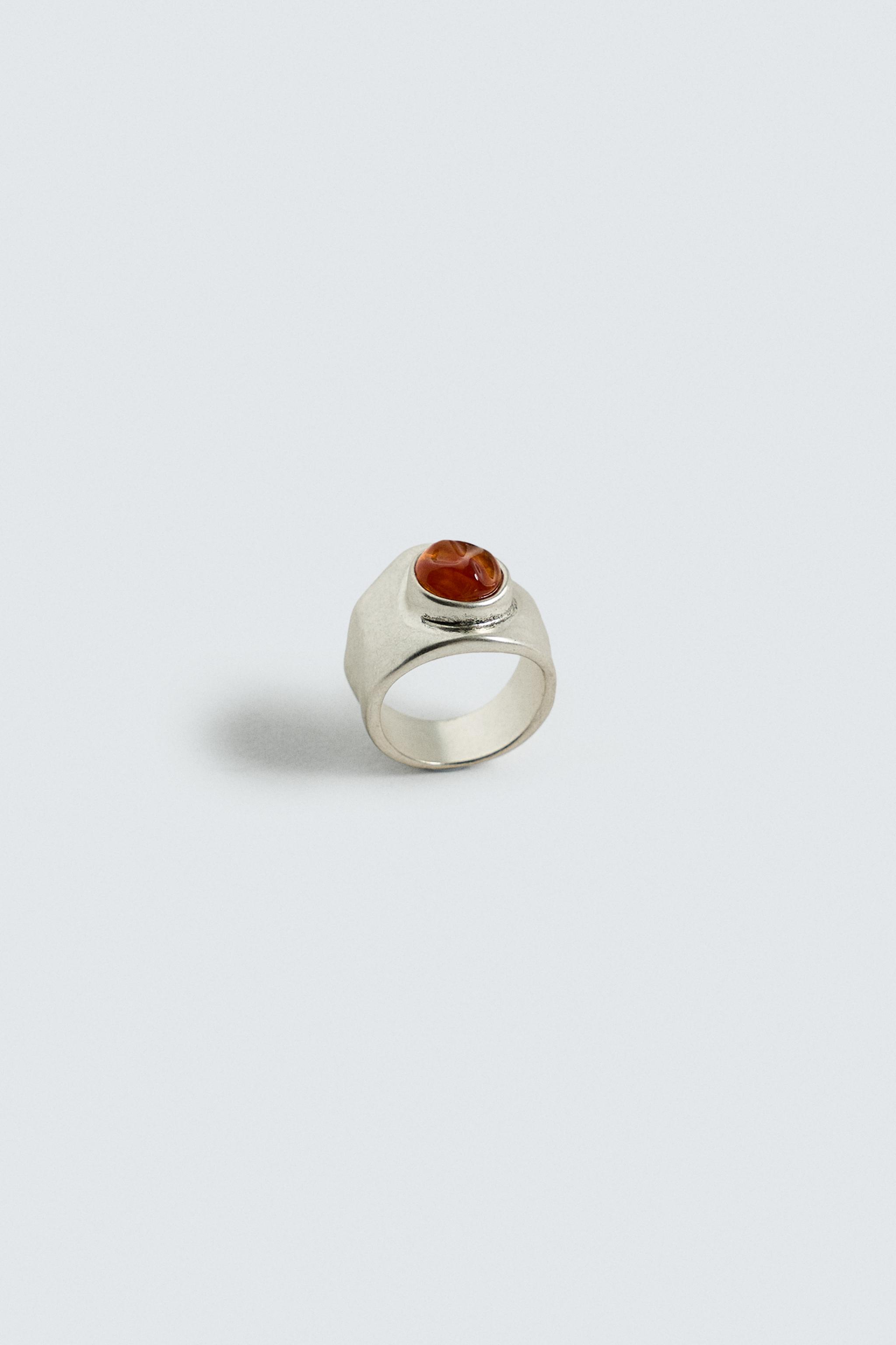 CONTRAST SIGNET RING