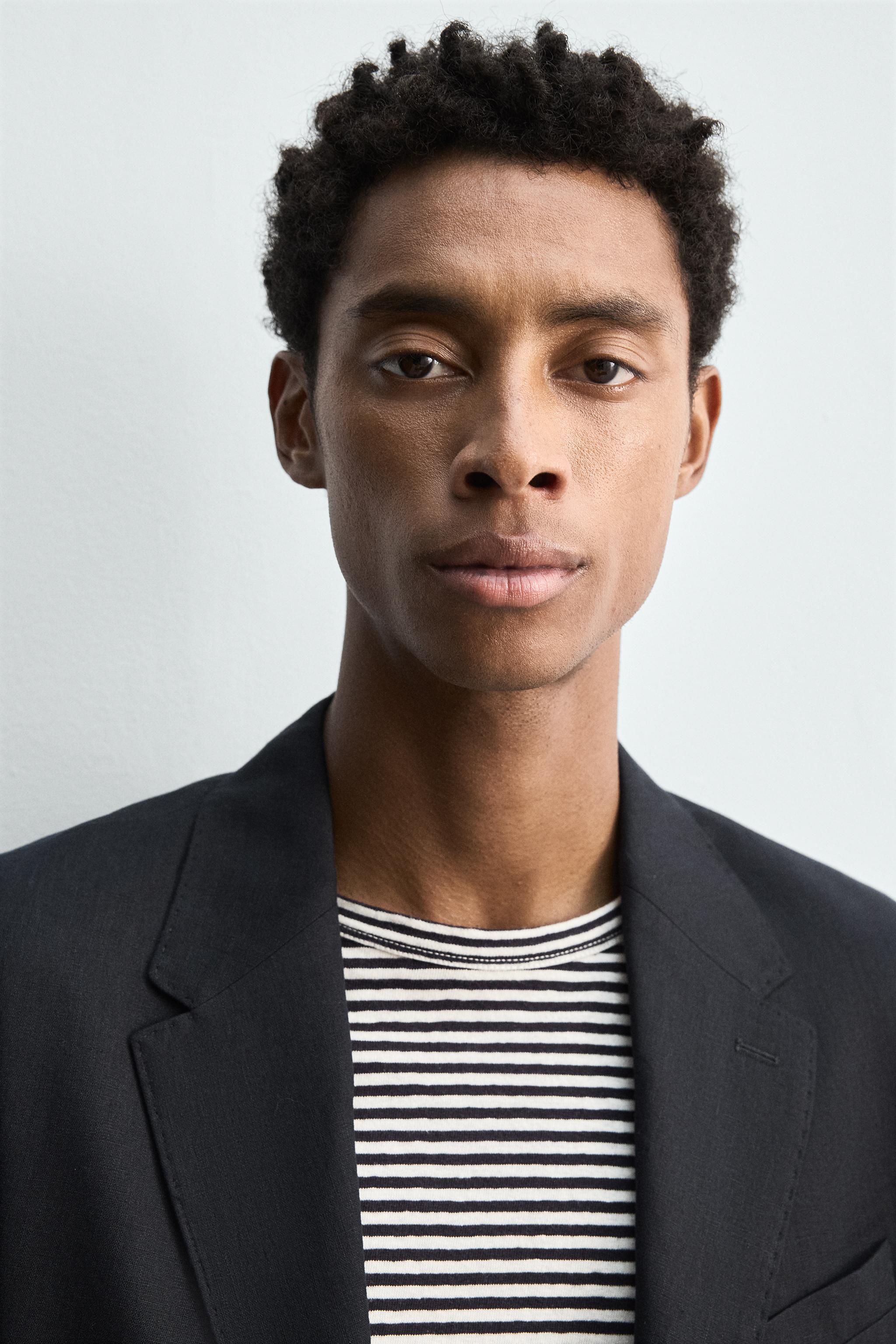 100% LINEN SUIT BLAZER