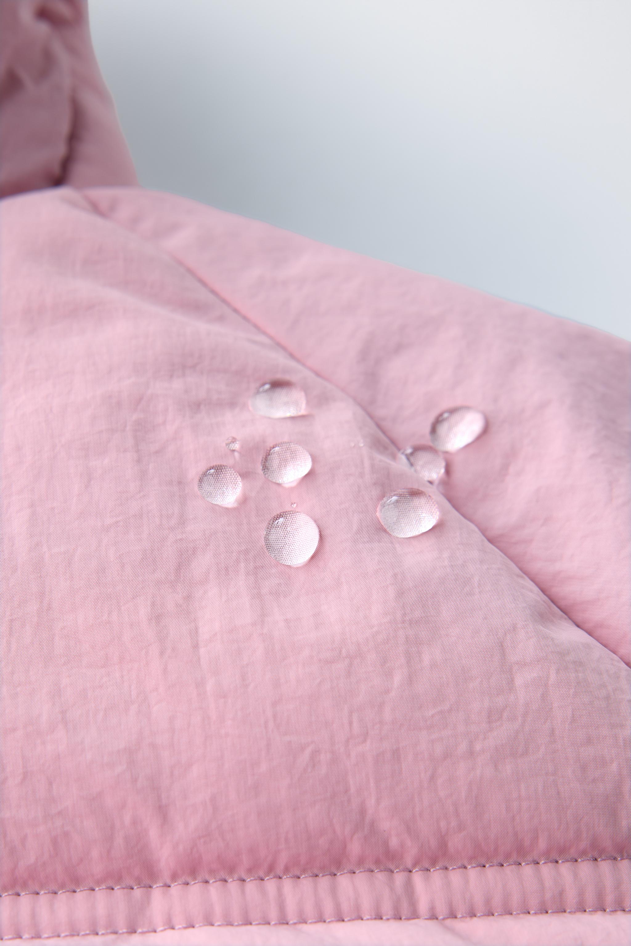 WATER REPELLENT HOODED PUFFER JACKET