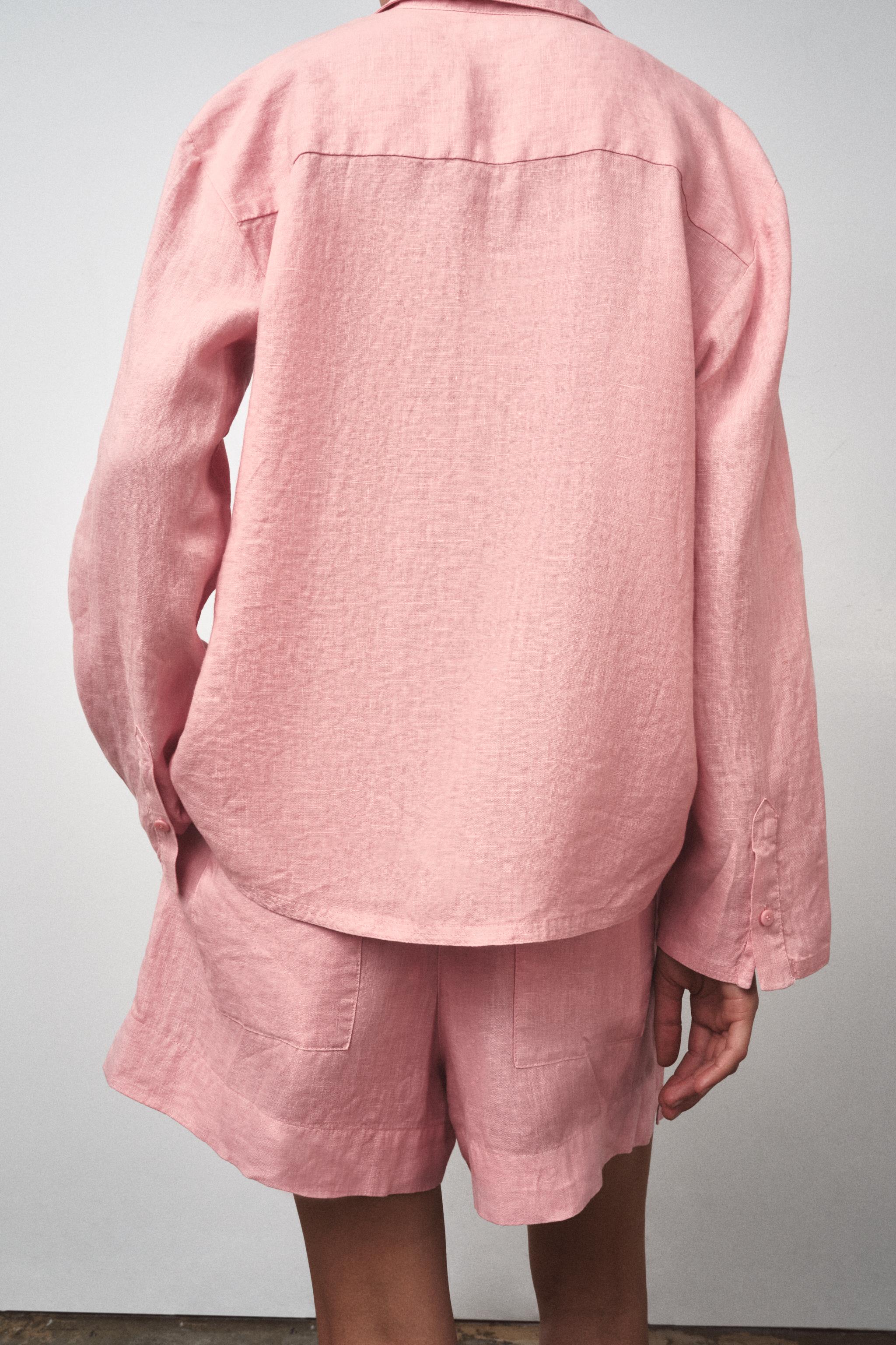 100% LINEN SHORTS ZW COLLECTION