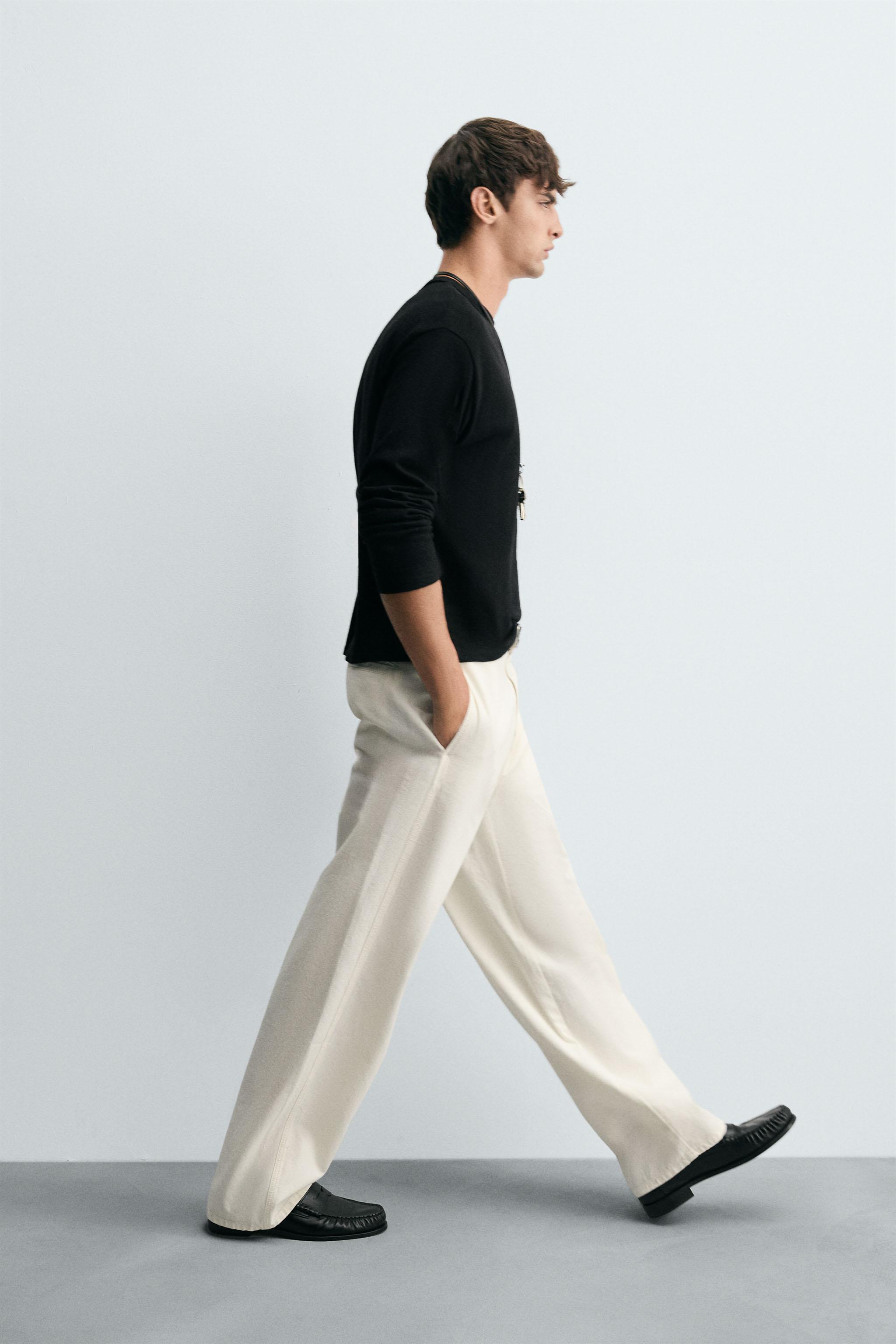 COTTON HEMP CHINO PANTS