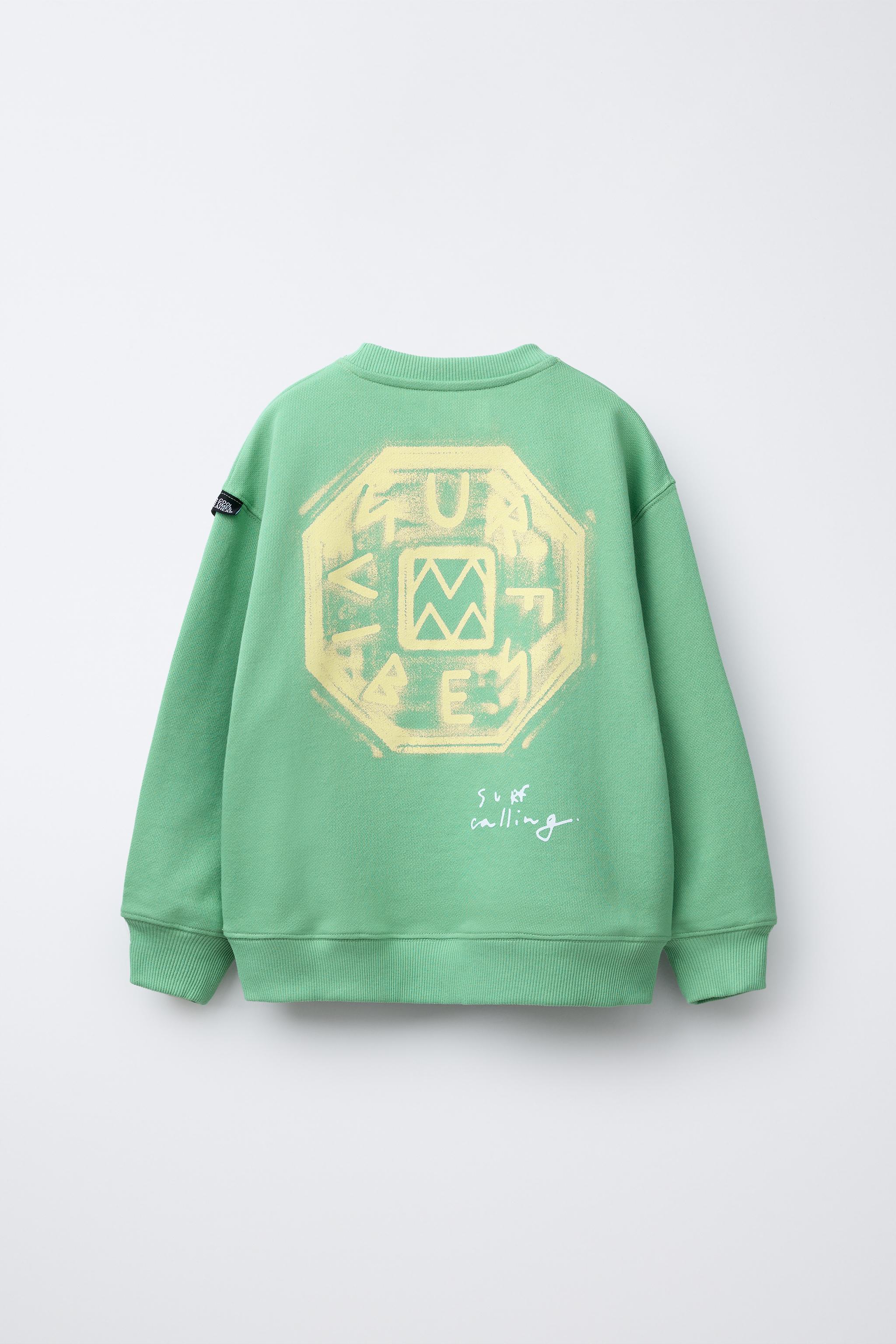 SURF PRINT SWEATSHIRT