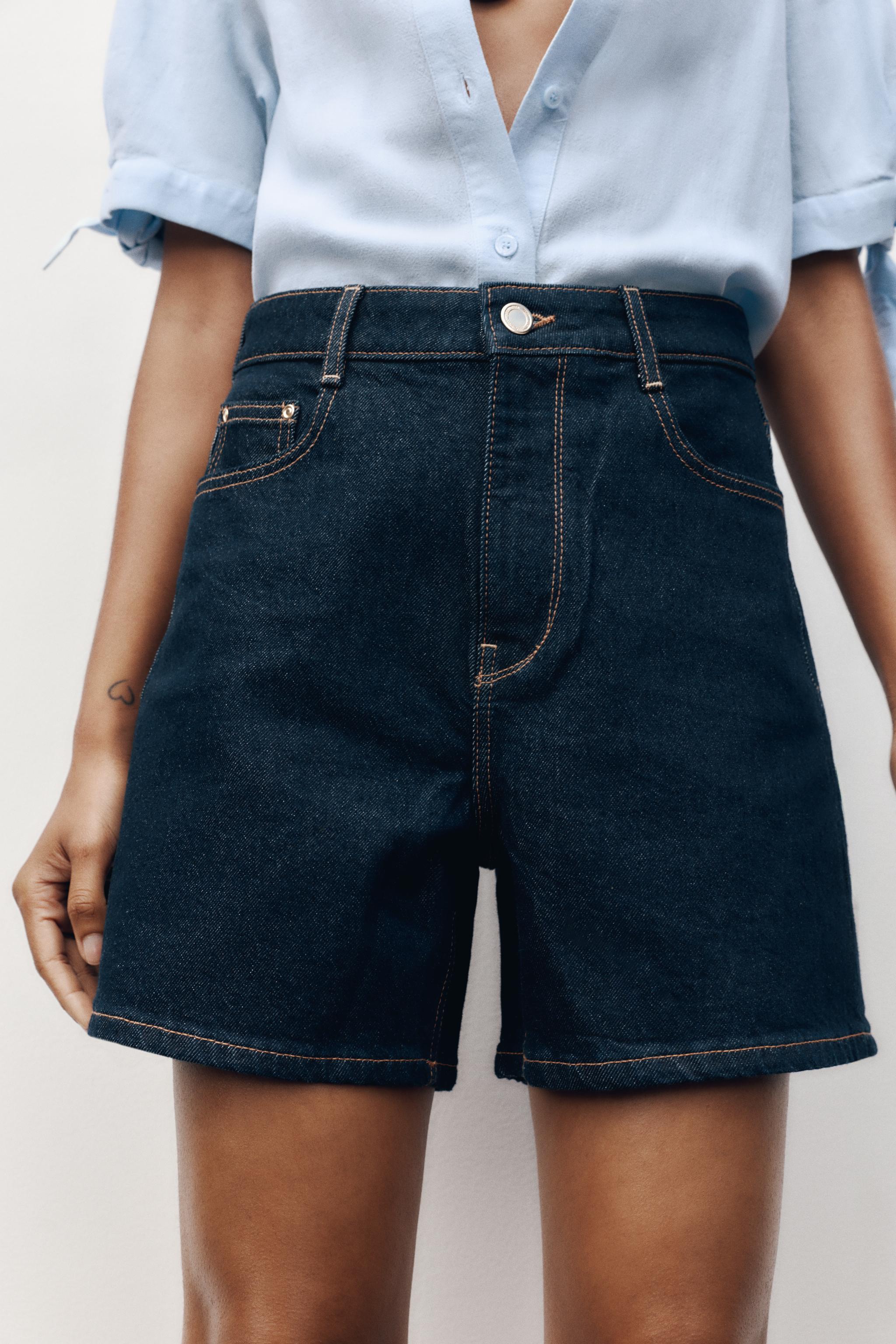 Z1975 HIGH-WAISTED MOM FIT SHORTS